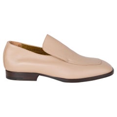 DRIES VAN NOTEN nude leather Loafers Flats Shoes 36.5
