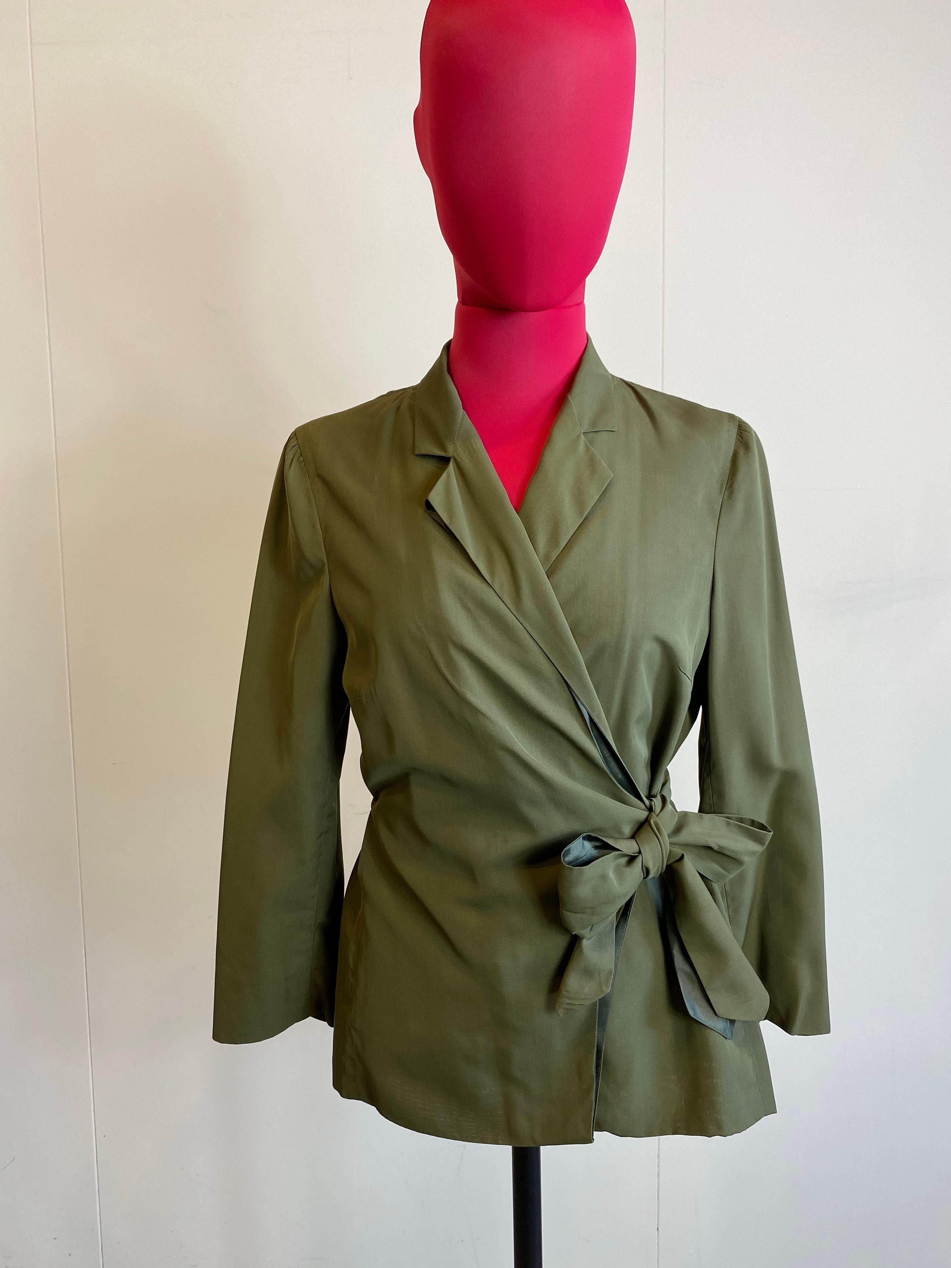 Nero Giacca in seta Dries Van Noten Oliver in vendita