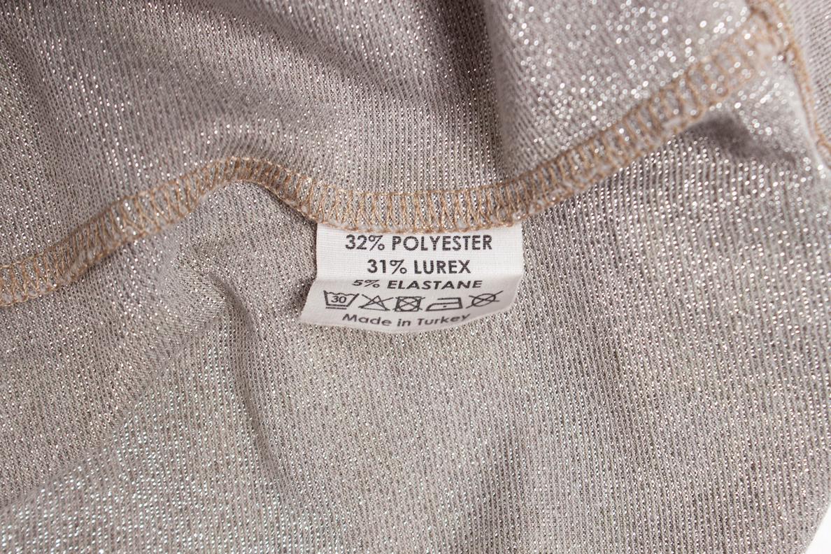 Gray Dries van Noten, Pastel colored lurex top For Sale