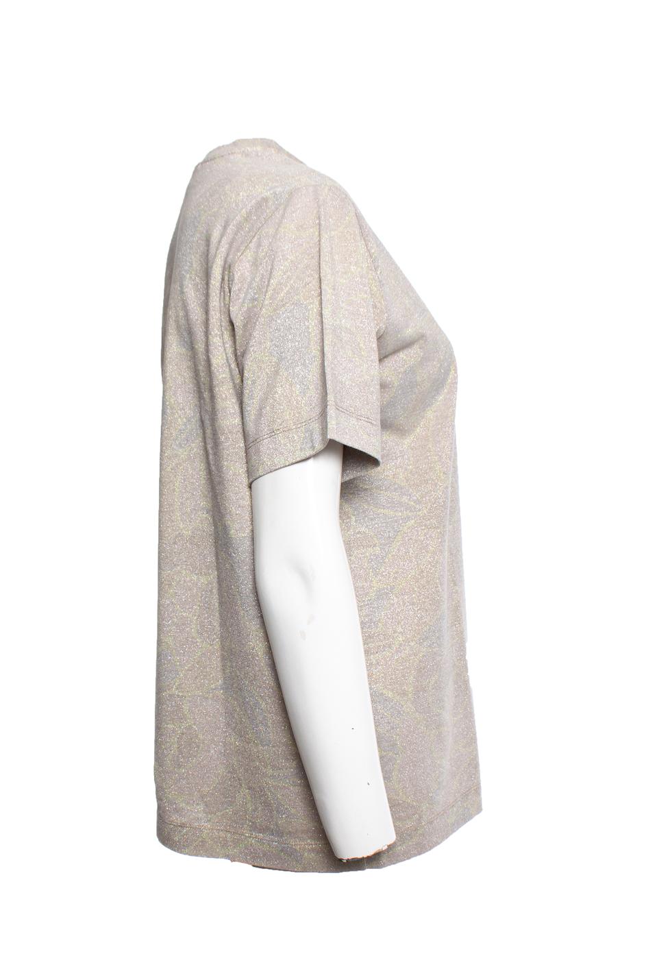 Dries van Noten, Pastel colored lurex top For Sale 1