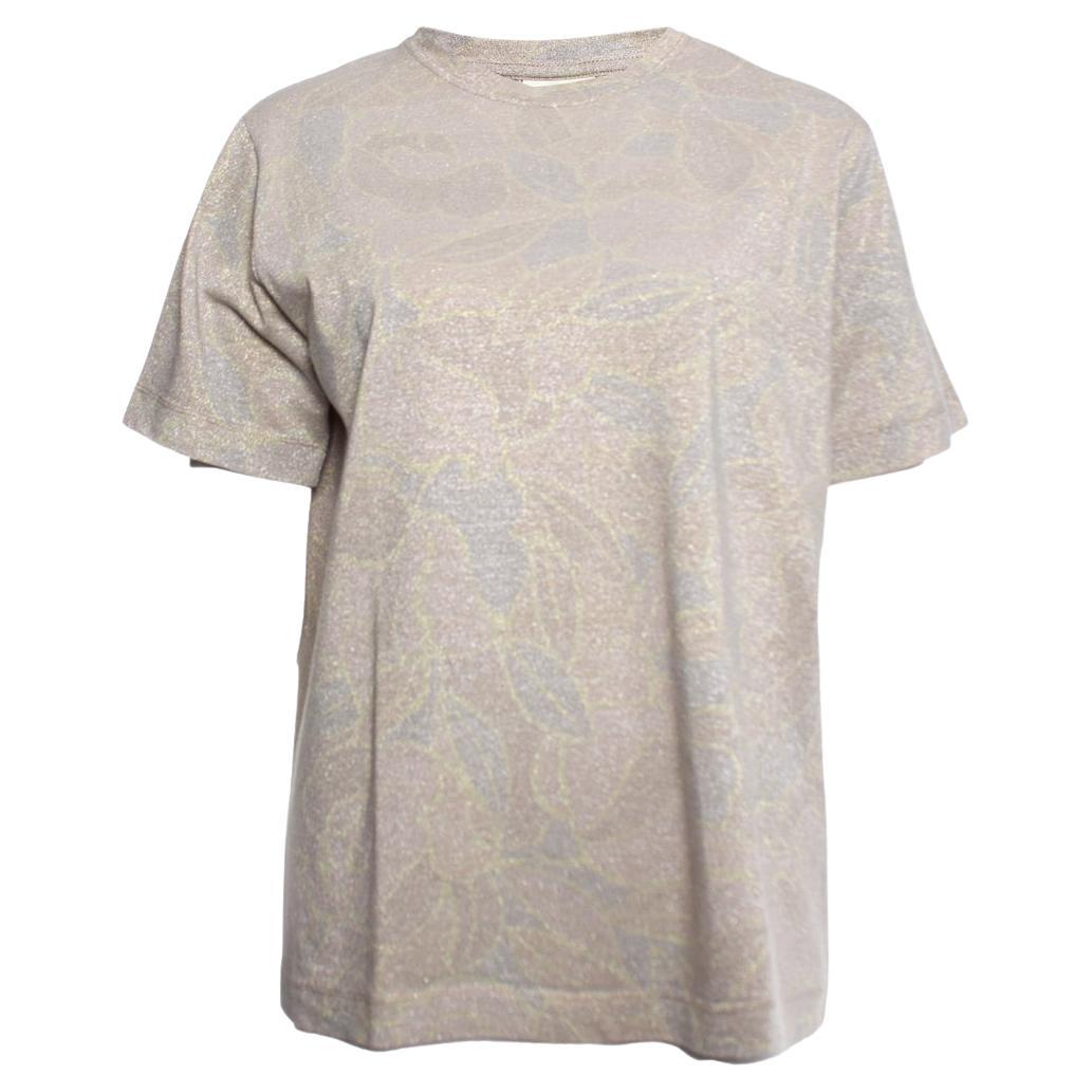 Dries van Noten, Pastel colored lurex top For Sale