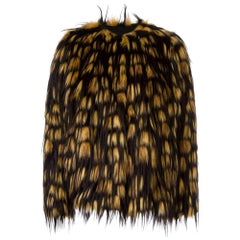 Dries Van Noten Reese Short faux-fur jacket