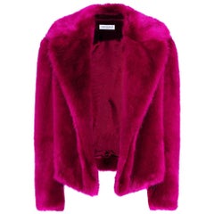 Dries Van Noten Rimbald Faux Fur Jacket Large