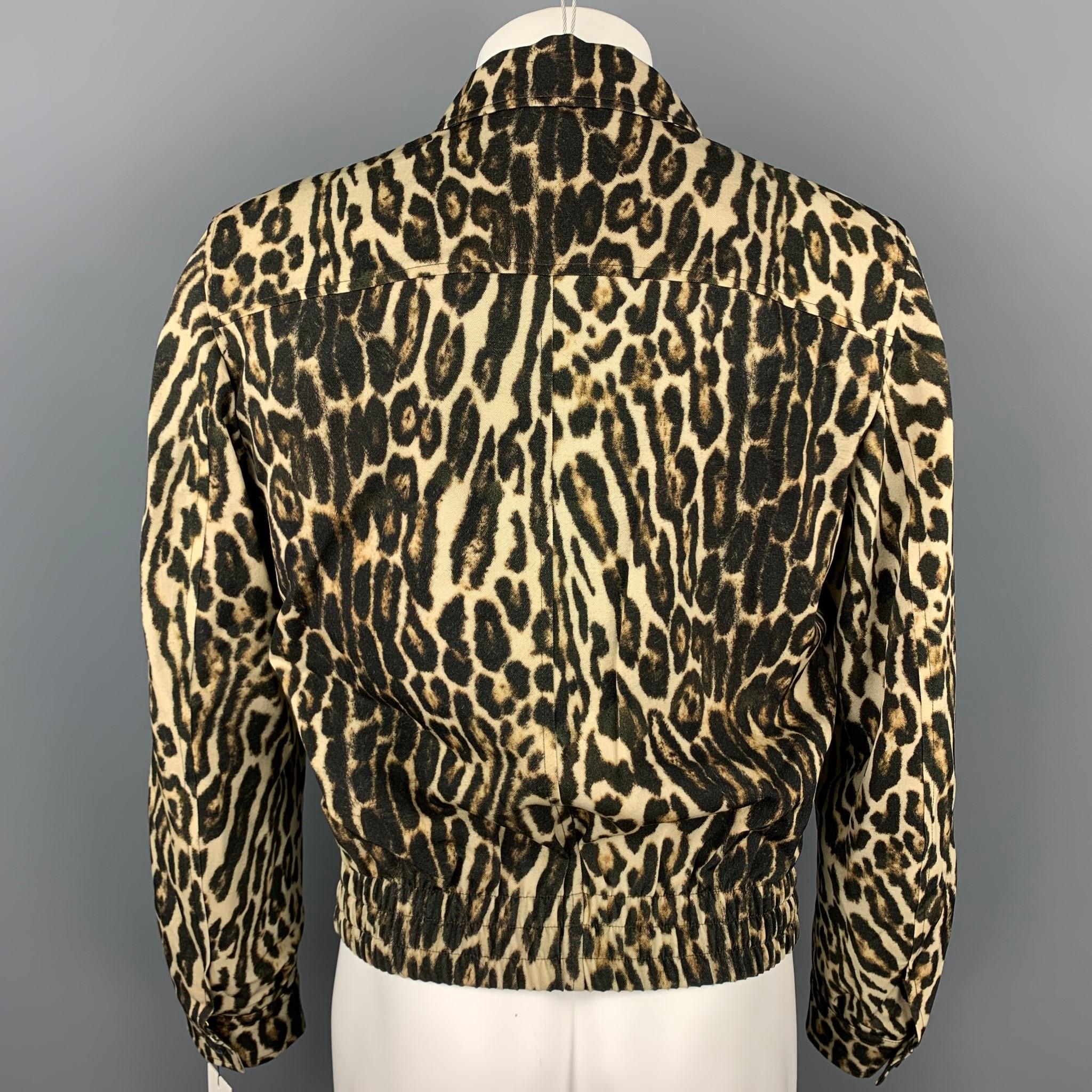 leopard print jacket size 20