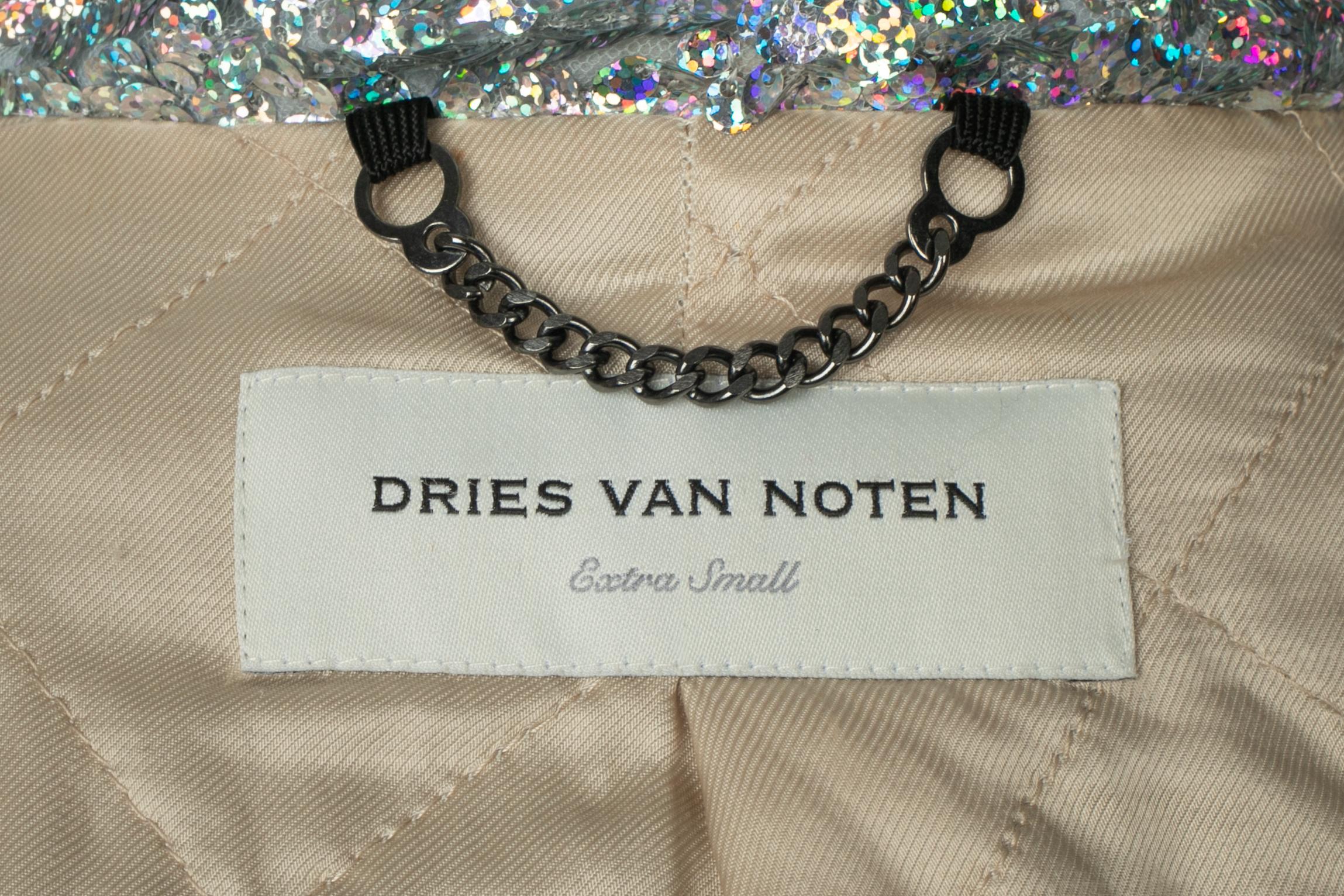 Dries Van Noten sequined coat Fall 2022 en vente 7