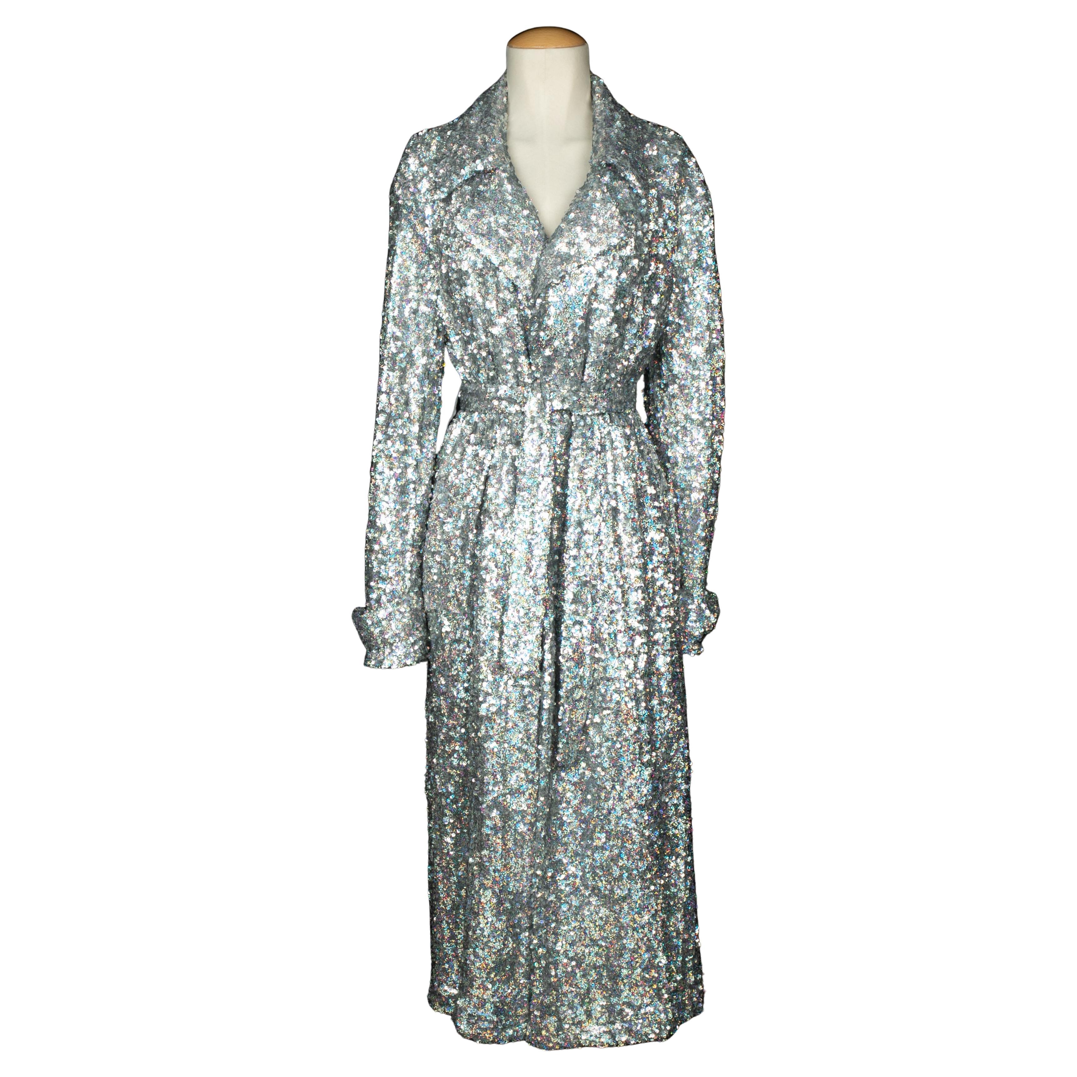 Dries Van Noten sequined coat Fall 2022