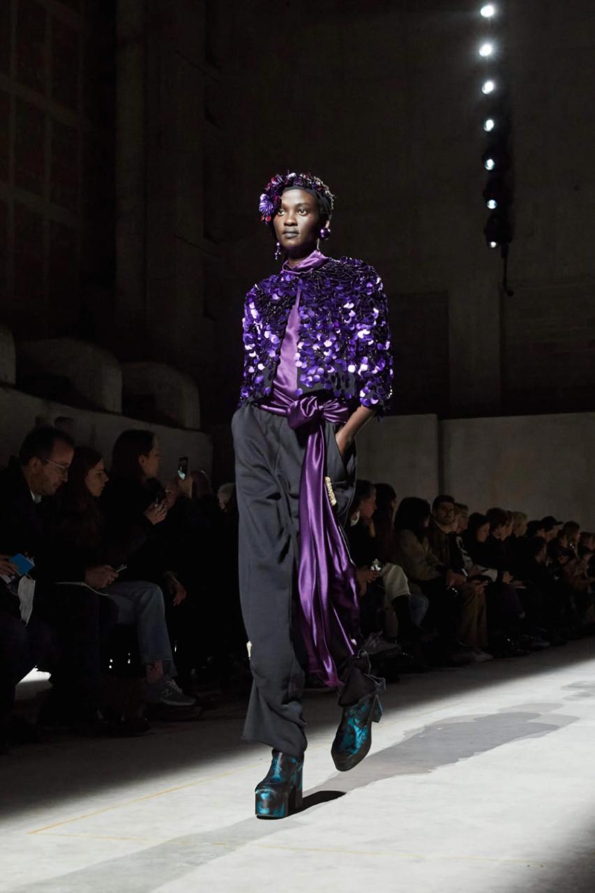 Dries Van Noten  Sequinned Bolero  A/W 2020 For Sale 6