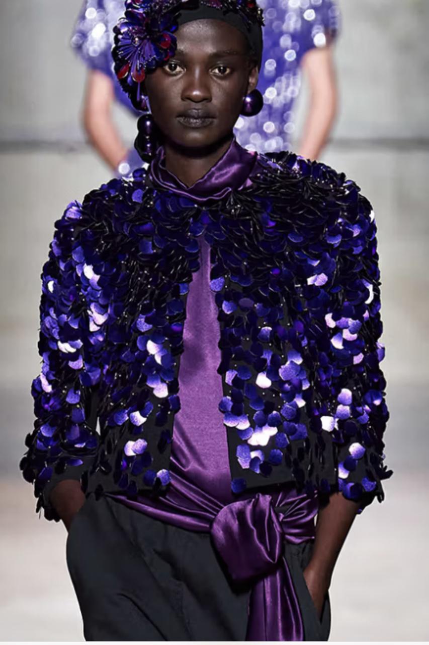 Dries Van Noten  Sequinned Bolero  A/W 2020 For Sale 7