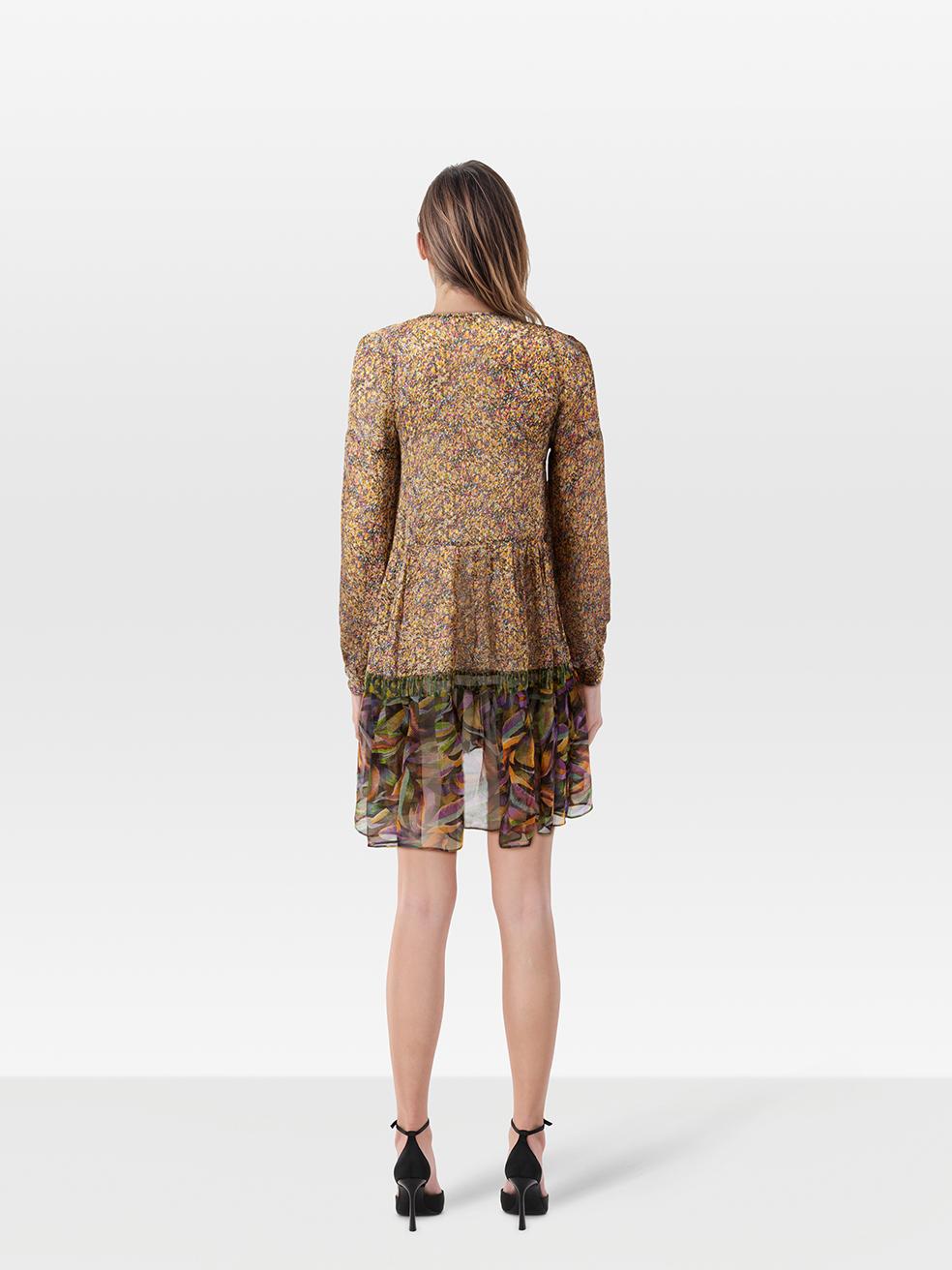 CONDITION is Very good. Minimal wear to dress¬†is evident. Minimal wear to the centre front where 2 of the fastenings are coming loose on this used Dries Van Noten designer resale item.
 
 
 
 Details
 
 
 Multicolour¬†
 
 Silk
 
 Dress
 
 Abstract