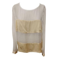 Dries Van Noten chemisier en soie, taille 46