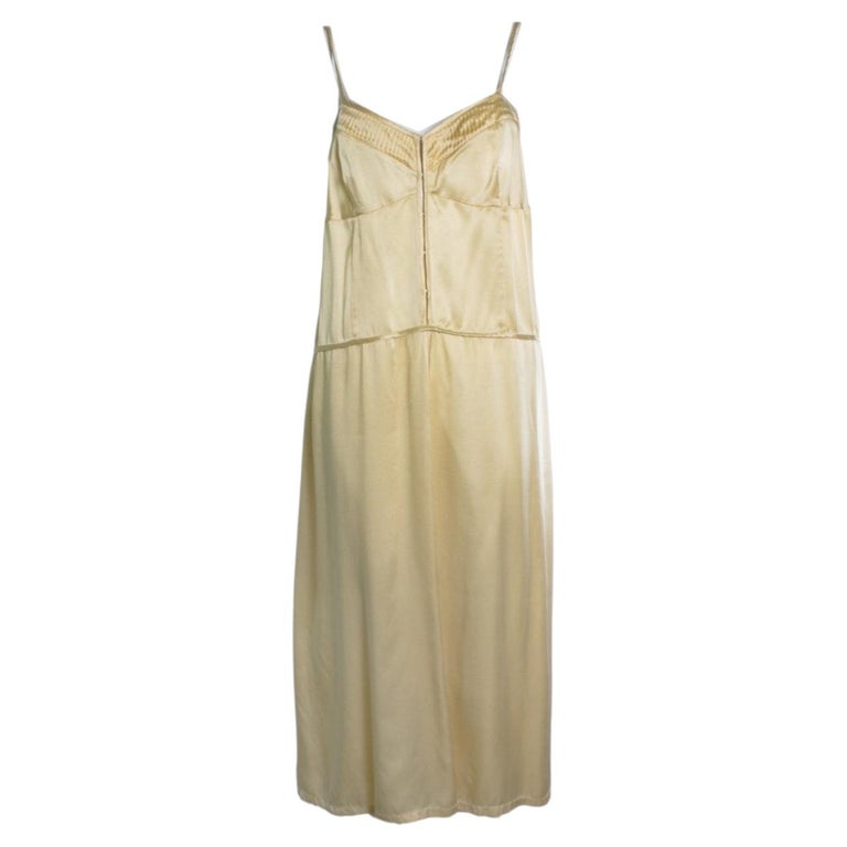 dries van noten gold dress DRIES VAN NOTEN SLIP DRESS – TheLuxeLend main image 0