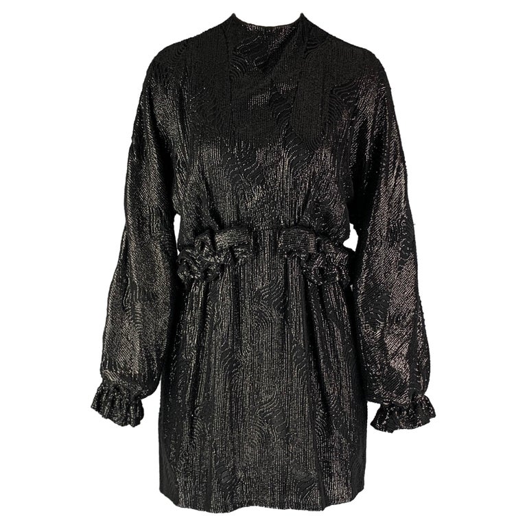 ganni black sequins lace mini dress Windsor Sparkle Goals Sequin Tube Mini Dress in Black | Size: L main image 0