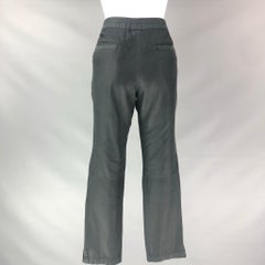 DRIES VAN NOTEN Size 4 Black Cotton & Rayon Solid Casual Pants