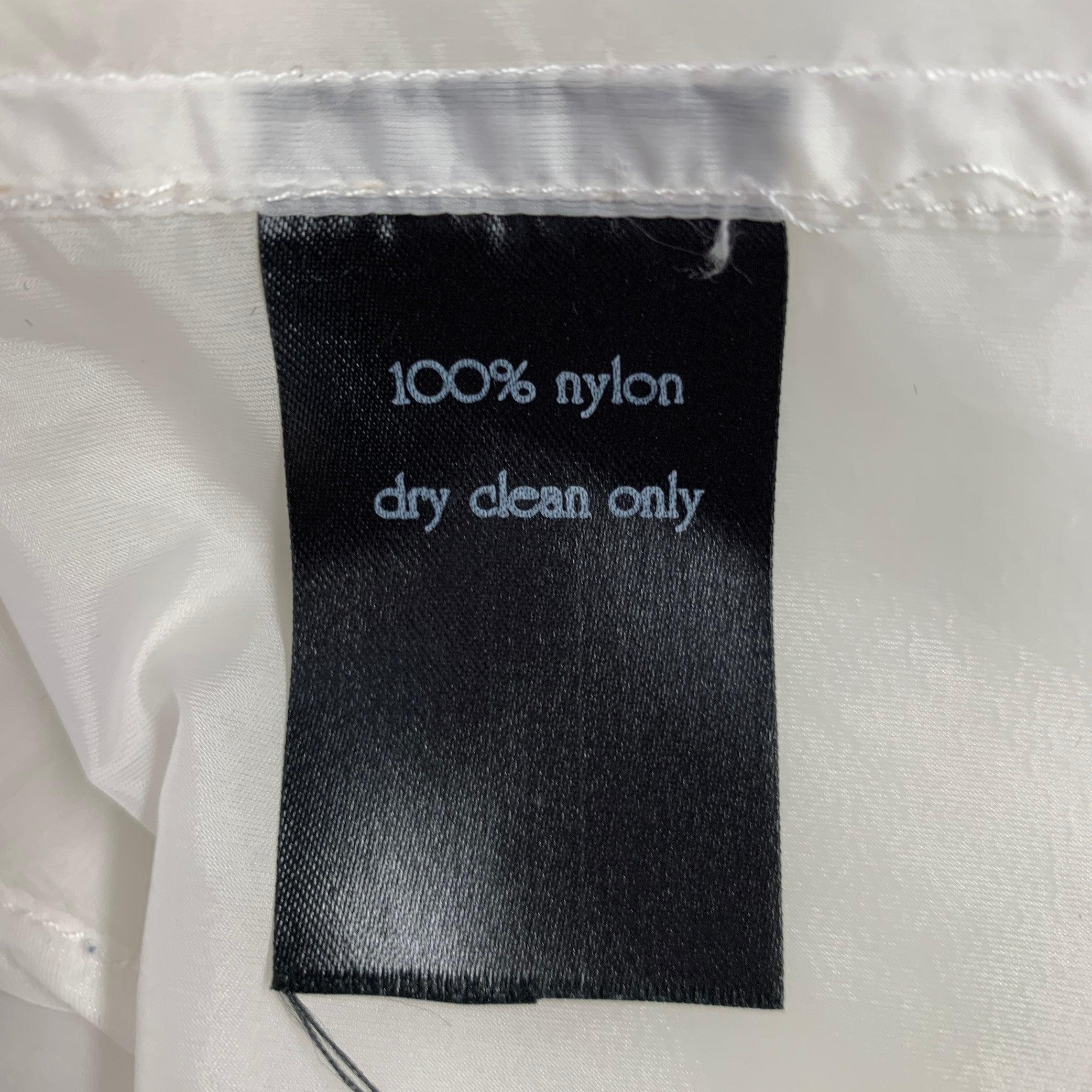 DRIES VAN NOTEN Size 4 Blue Light Blue Silk Embroidered Sleeveless Casual Top For Sale 4