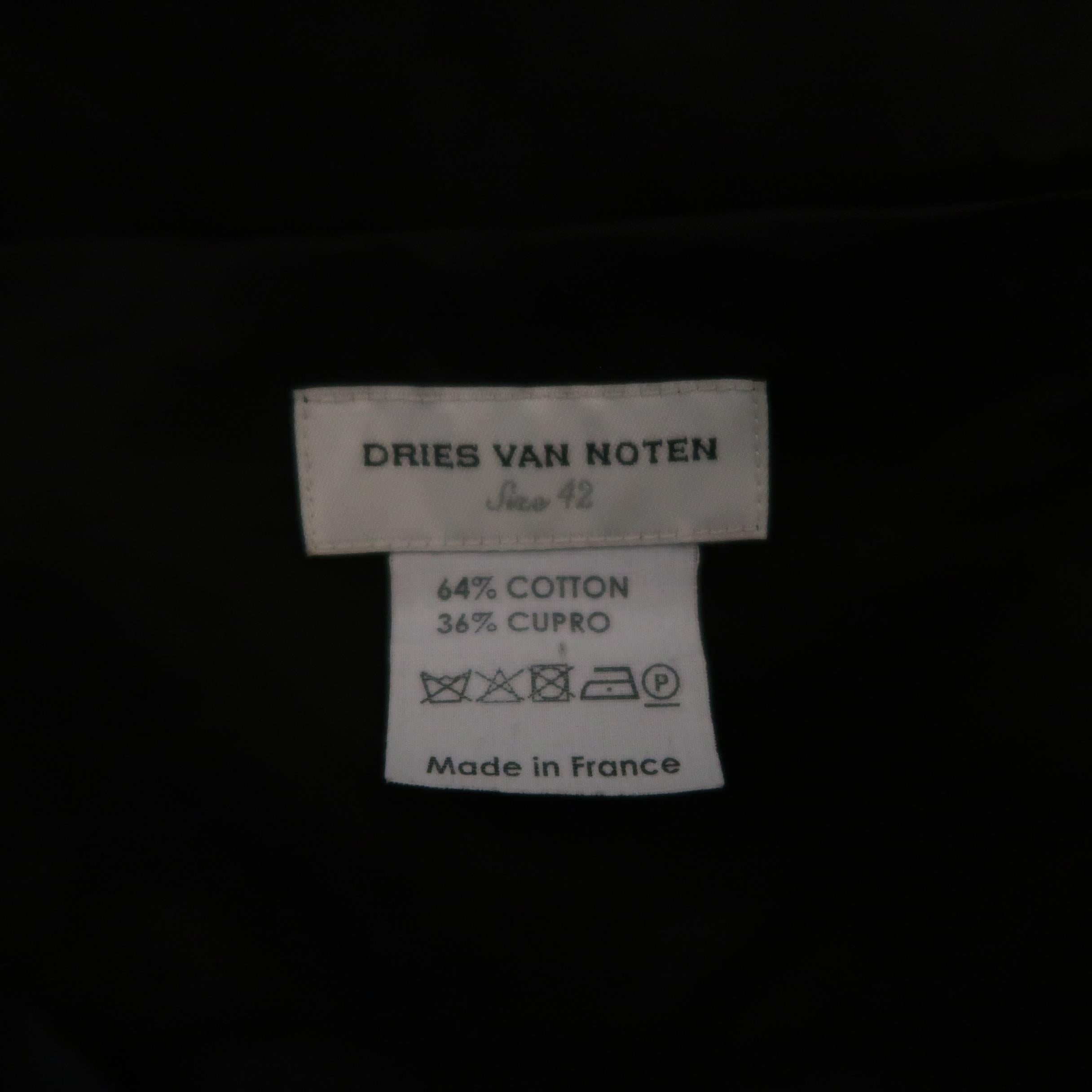 Dries van Noten Black Draped Taffeta Wrap Tied A line Skirt 6