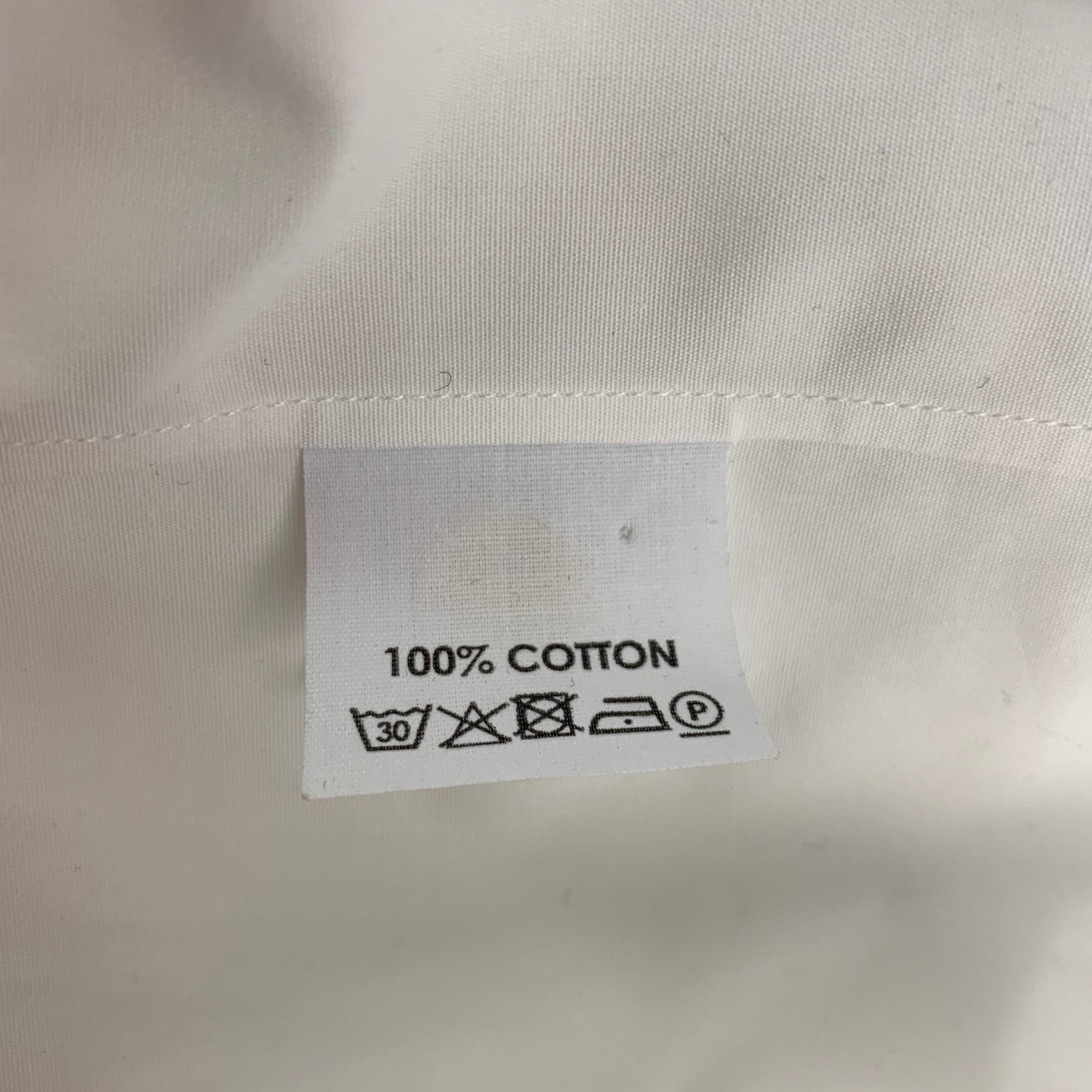 Women's DRIES VAN NOTEN Size 6 White Cotton Sleeveless Shirt For Sale