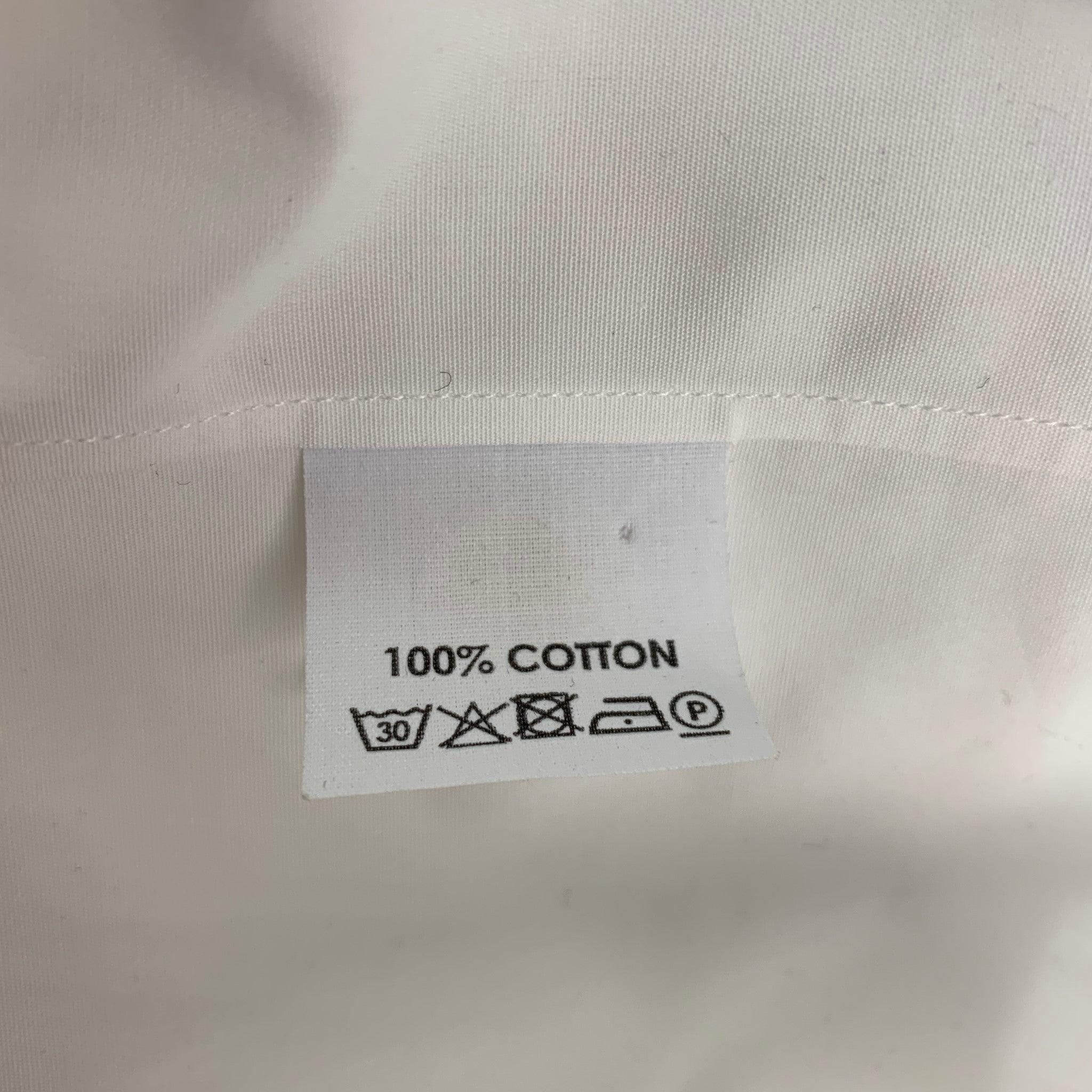 Dries van Noten Taglia 6 Camicia senza maniche in cotone bianco In condizioni buone in vendita a San Francisco, CA