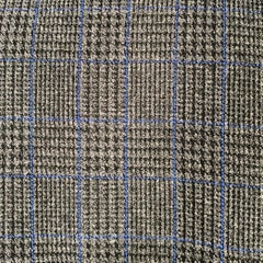 DRIES VAN NOTEN Size S Black Charcoal Glenplaid Cotton Blend 1/4 Zip Pullover