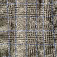 DRIES VAN NOTEN Size S Black Charcoal Glenplaid Cotton Blend Casual Pants