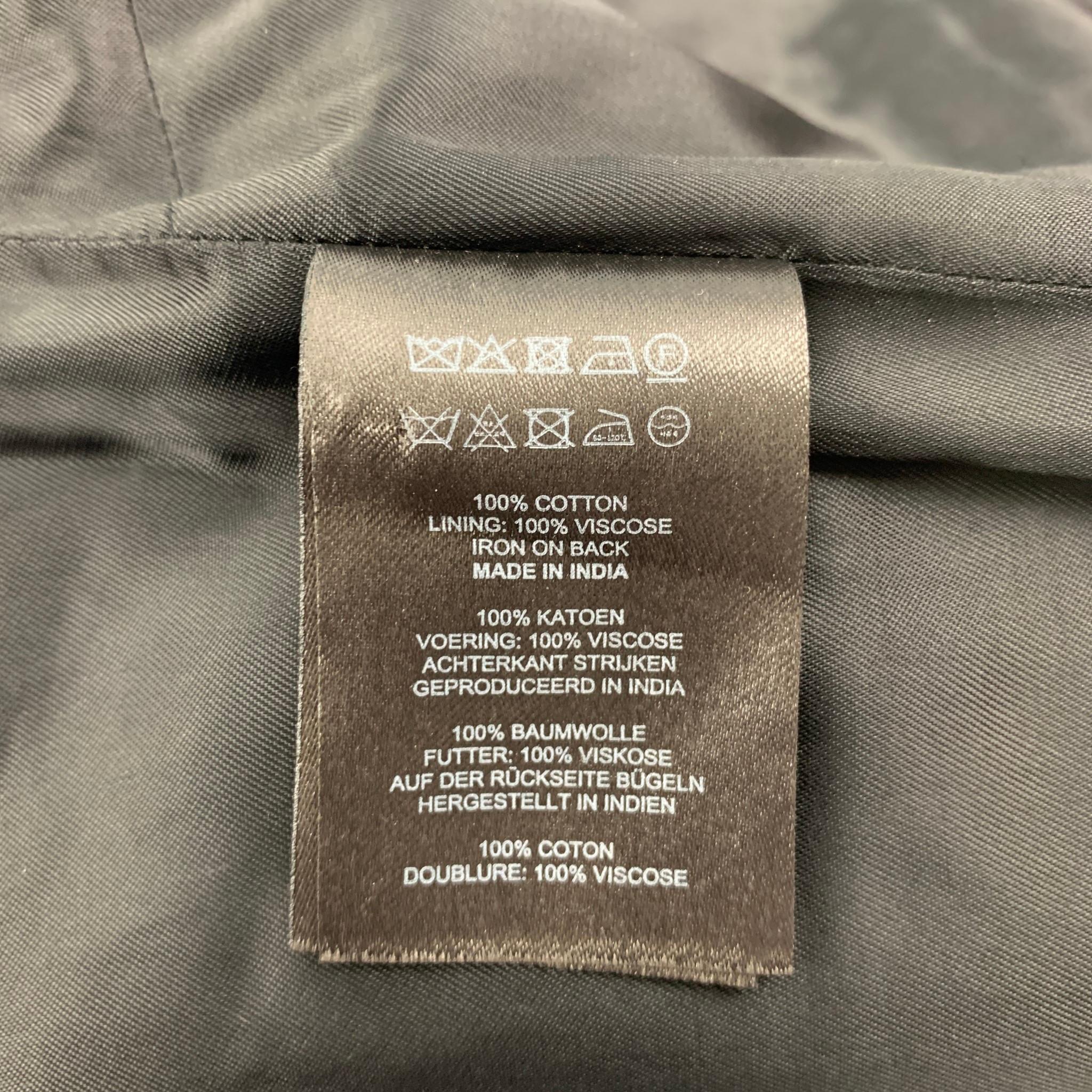 DRIES VAN NOTEN Size S Multi-Color Cotton Embroidered Cropped Vest In New Condition In San Francisco, CA