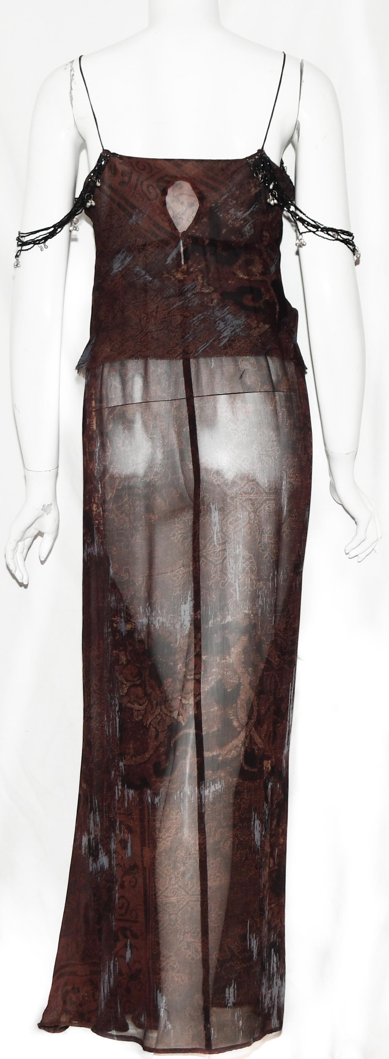 long beaded dress