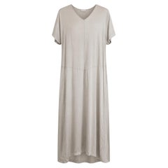 Dries Van Noten Archival Spring 2005 Beige Silk Dress FR40/UK12