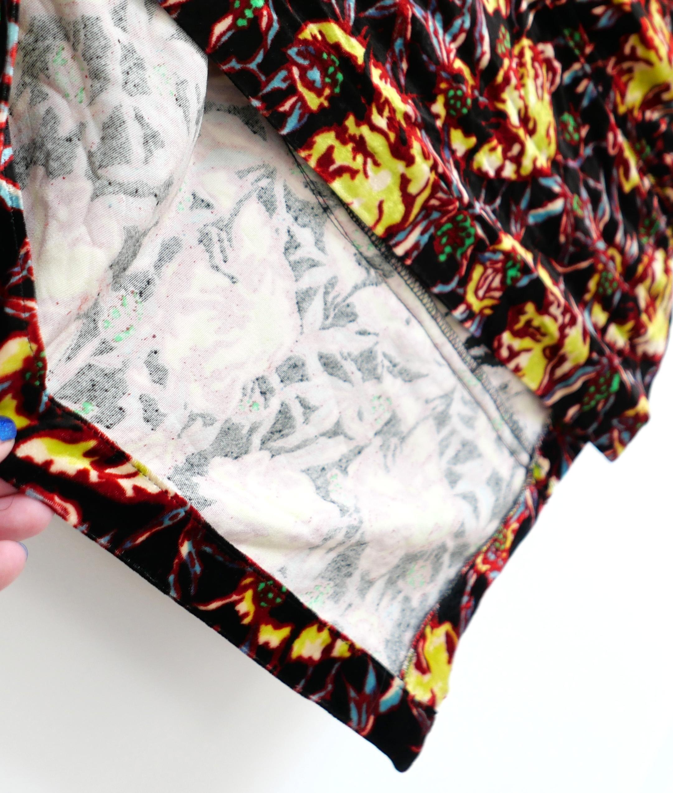 Dries Van Noten - Vestito in velluto con scollo a goccia dell'autunno 2001 In condizioni ottime in vendita a London, GB