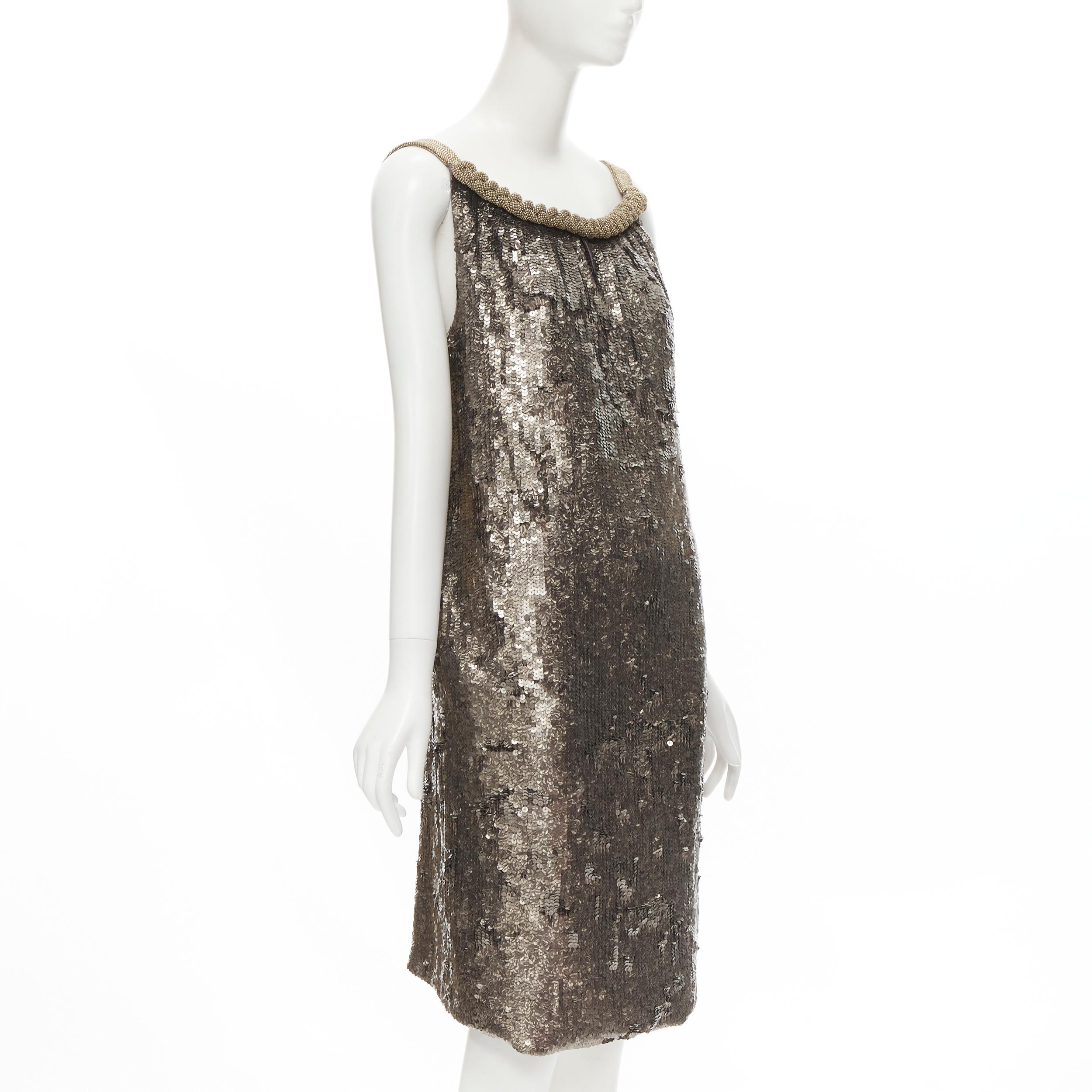 sequin polo dress