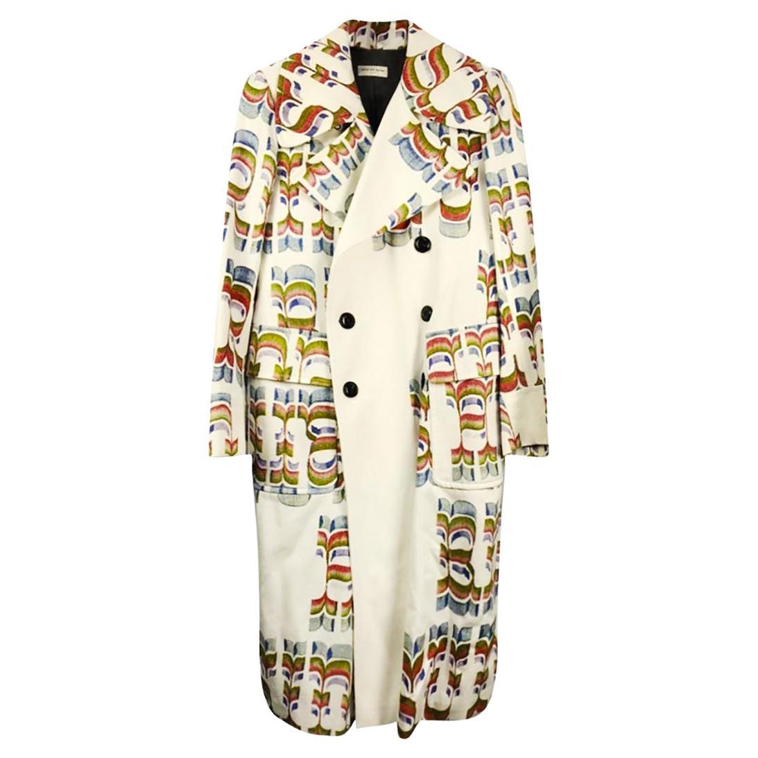 Burberry outlet graffiti coat