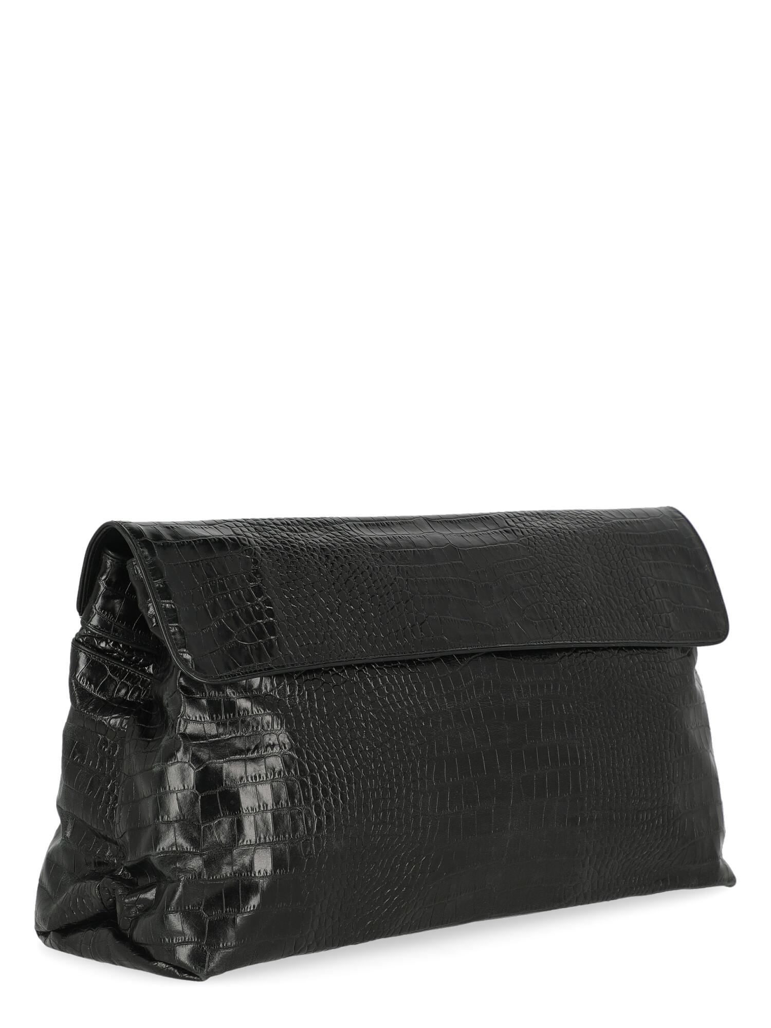 Dries Van Noten Women Handbags Black Leather  In Good Condition For Sale In Milan, IT