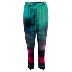 Dries Van Noten Women's Gradient Colour Straight Leg Trousers