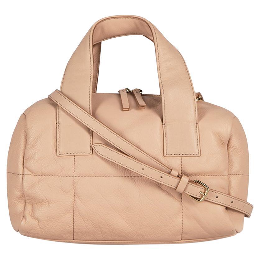 Dries Van Noten Women's Pink Quilted Leather Handbag