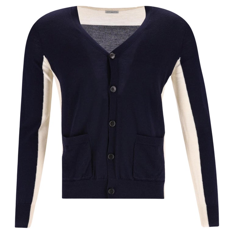 Dries Van Noten Wool Cardigan For Sale at 1stDibs