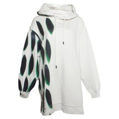 Dries van Noten x Len Lye, white hoodie with print