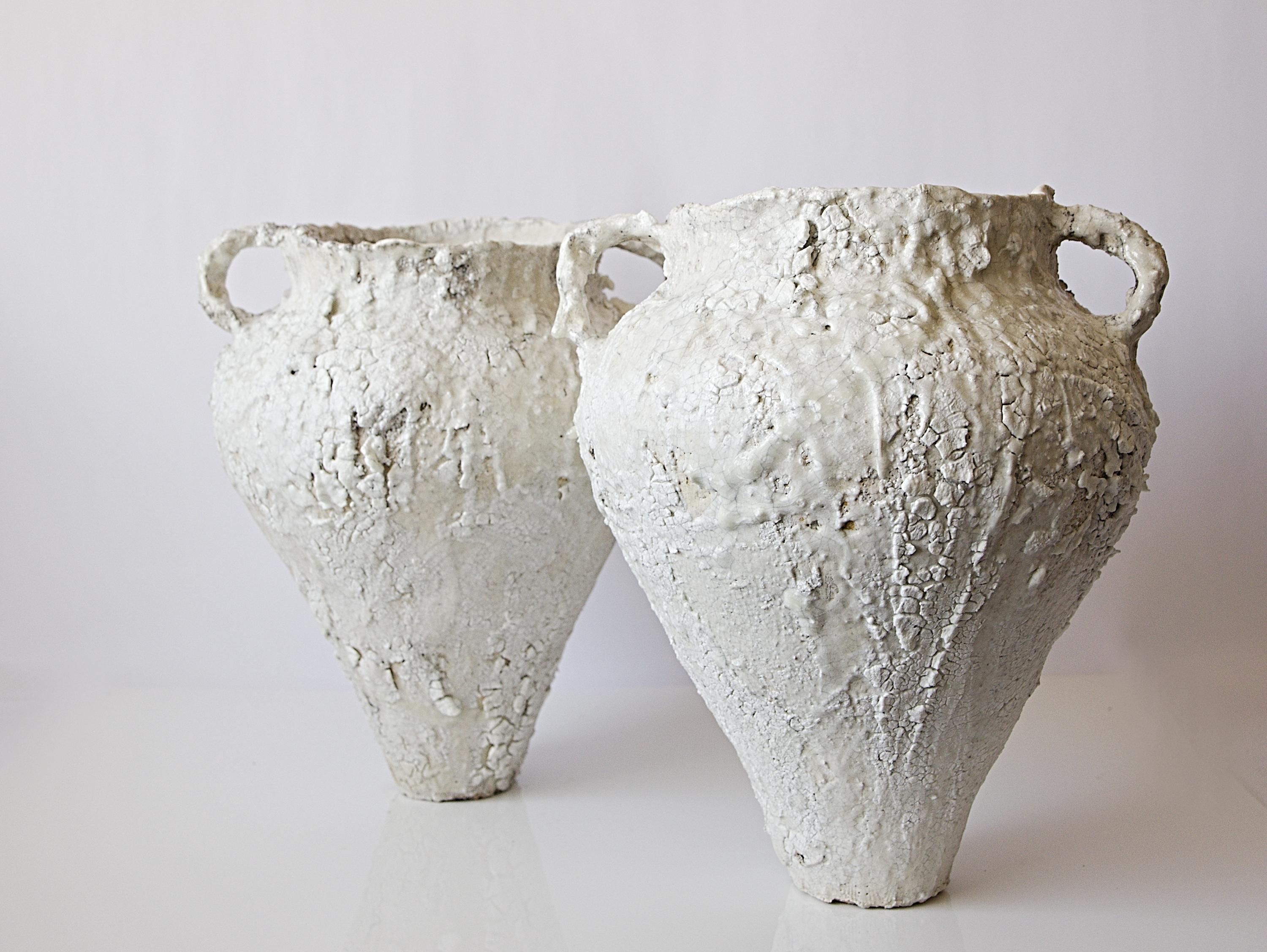 Organico moderno Vaso Drift Amphora - Vaso Hand Made in vendita