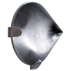 Drift Cone Contemporary Sculptural Cast Glass Wall Light Sconce