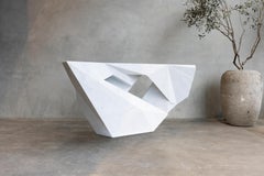 Console en marbre "Drift" par William Emmerson