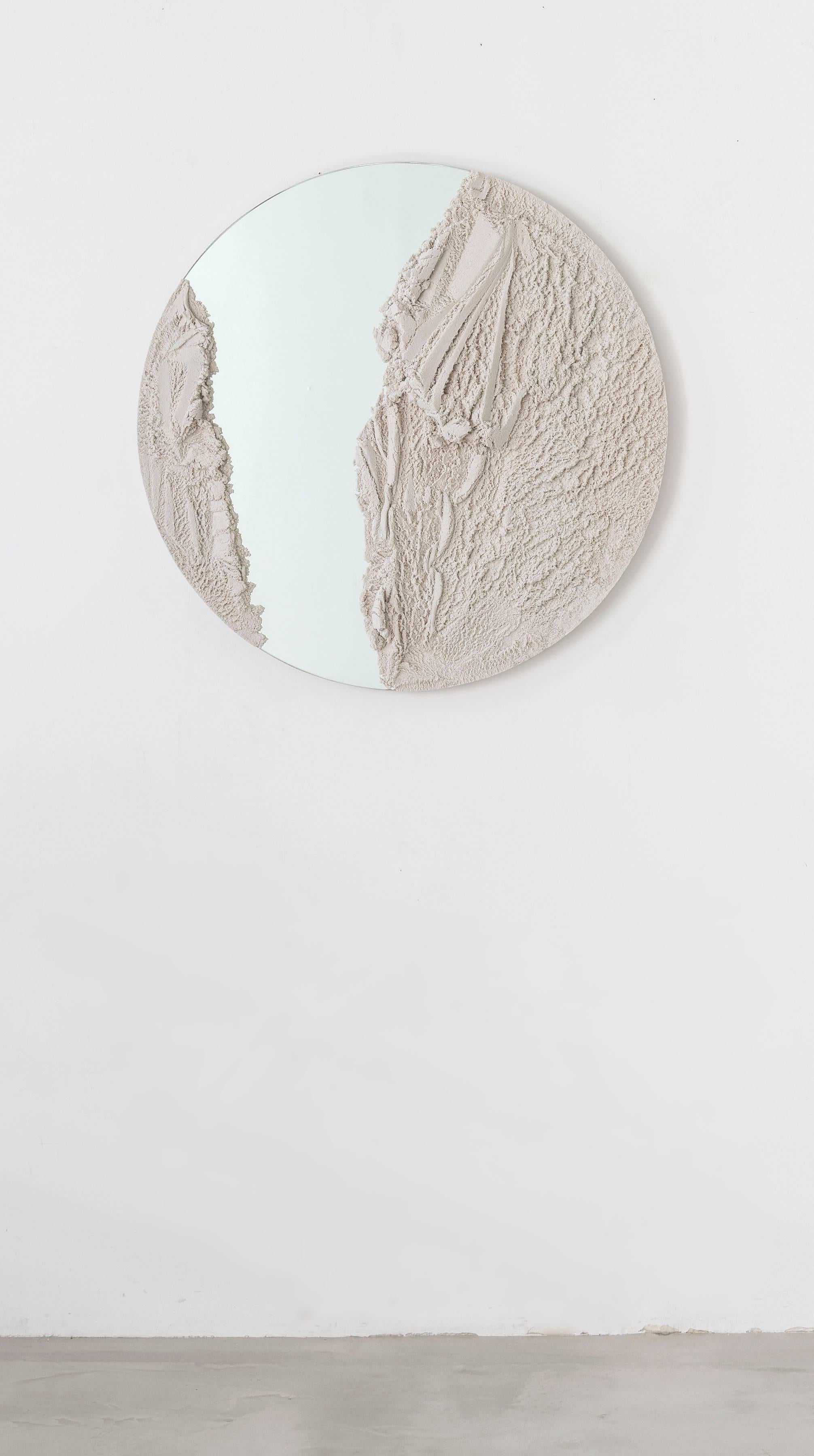 American Drift Mirror, Sand and Mirror by Fernando Mastrangelo