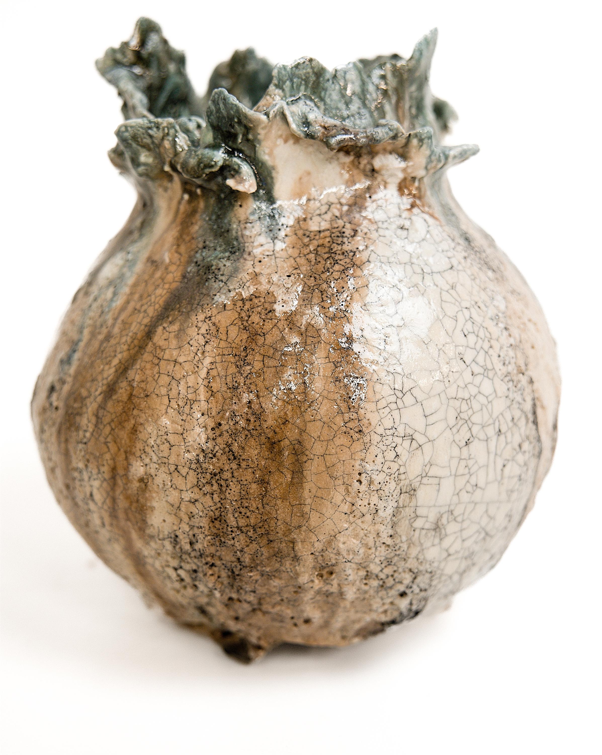 Drift sculpture Moon Vase Handmade In New Condition In Van Nuys, CA