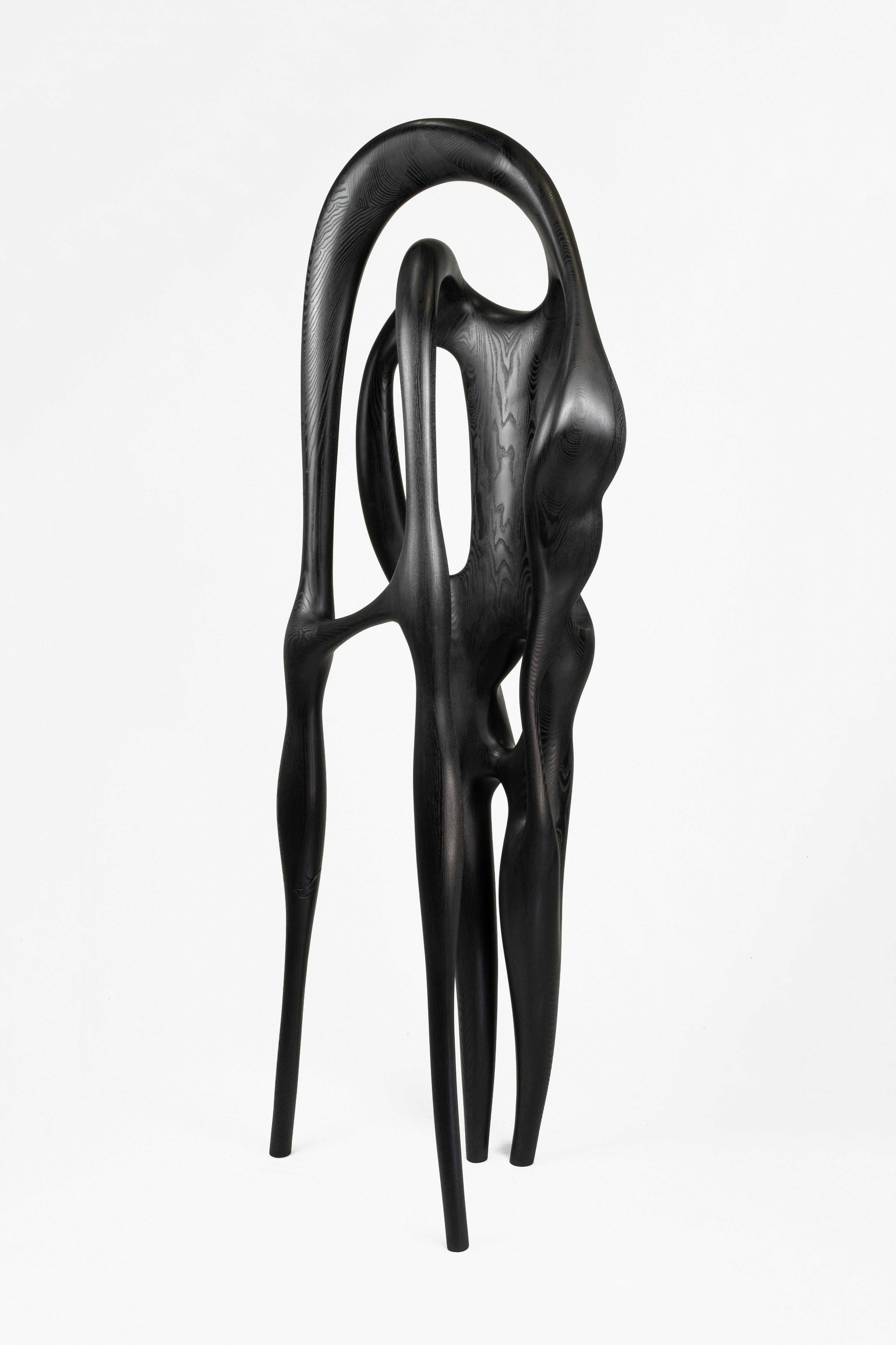 Contemporary Drift Sculpture No 2 Hand-Sculpted by Maxime Goléo For Sale