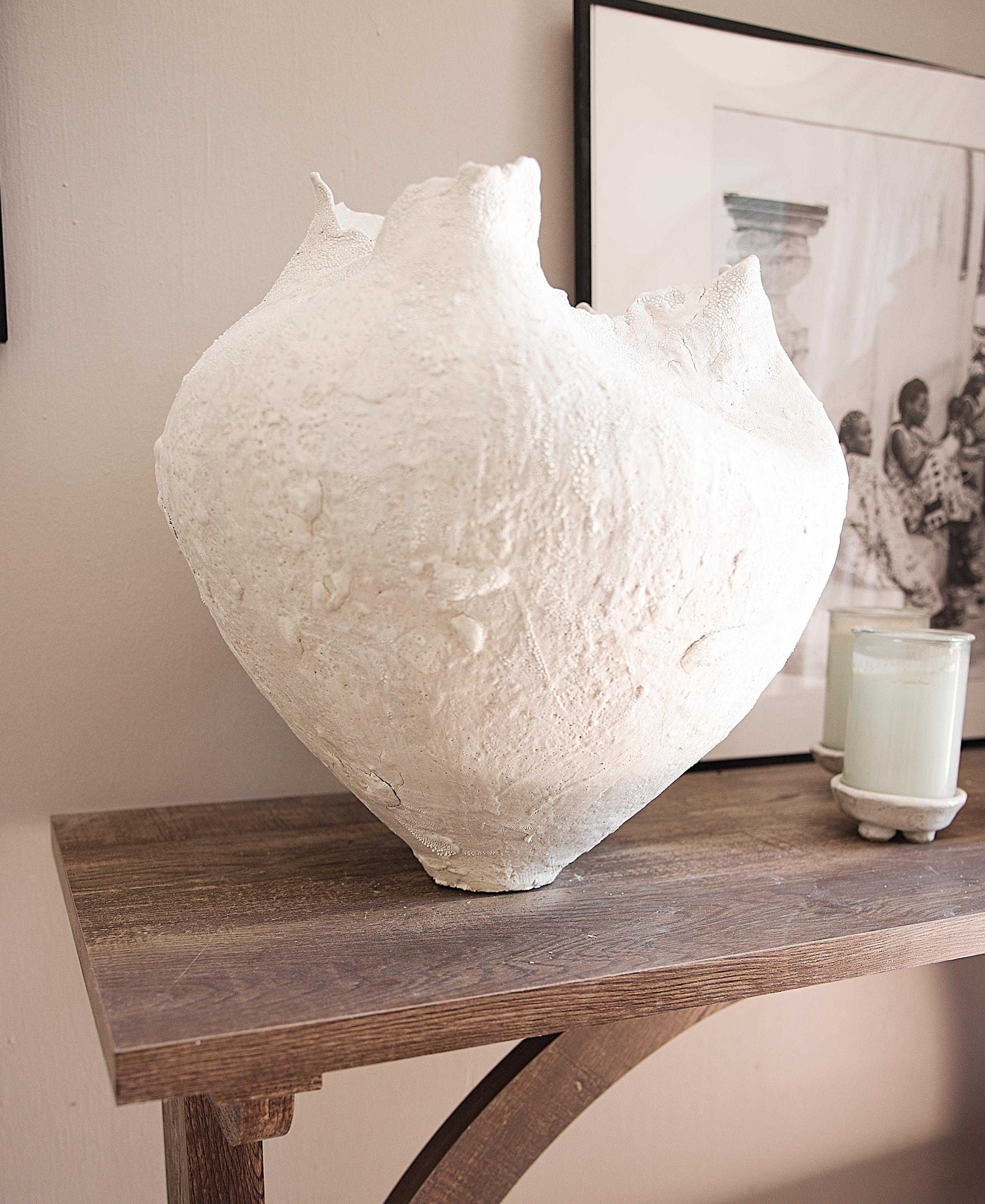 Céramique Série Drift Vase à forme libre Hand Made II en vente