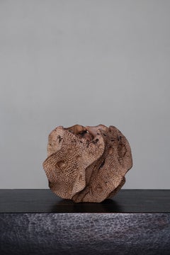 Vase Drift en Teak Wood par Mary Verspoor