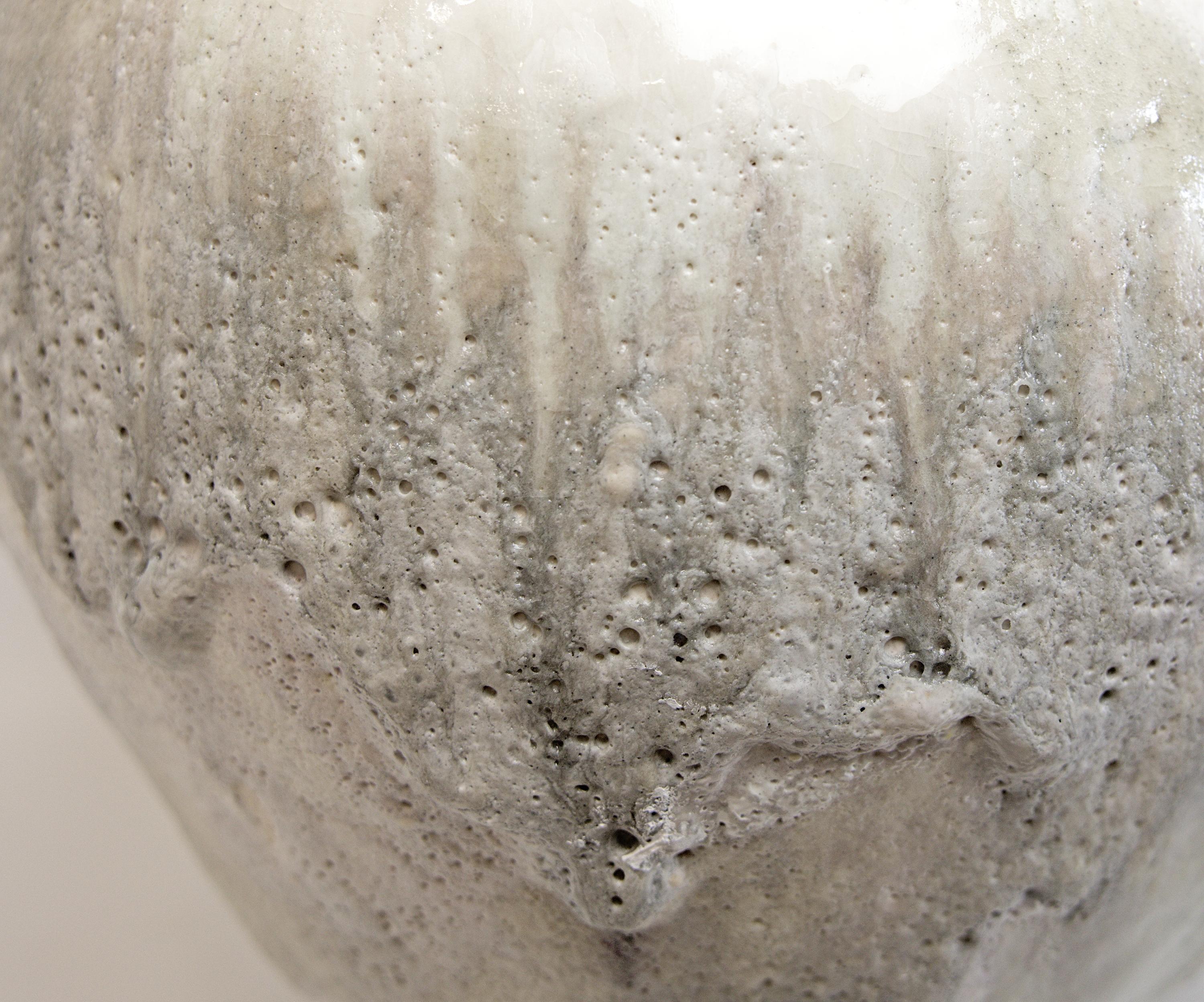 Organic Modern Drift White Moon Vase Handmade 2025