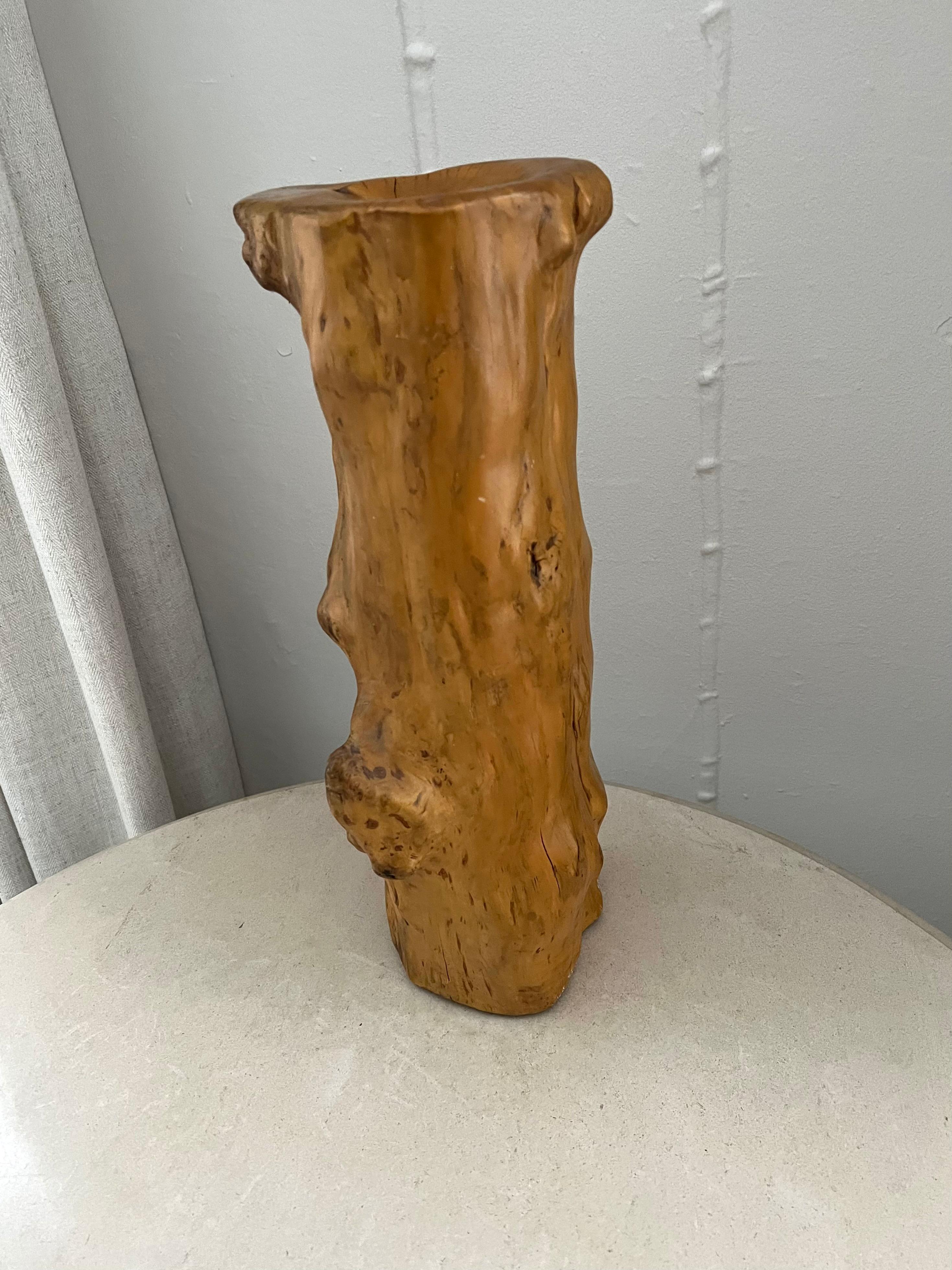 Driftwood Accent Vase or Decorative Piece In Good Condition For Sale In Los Angeles, CA