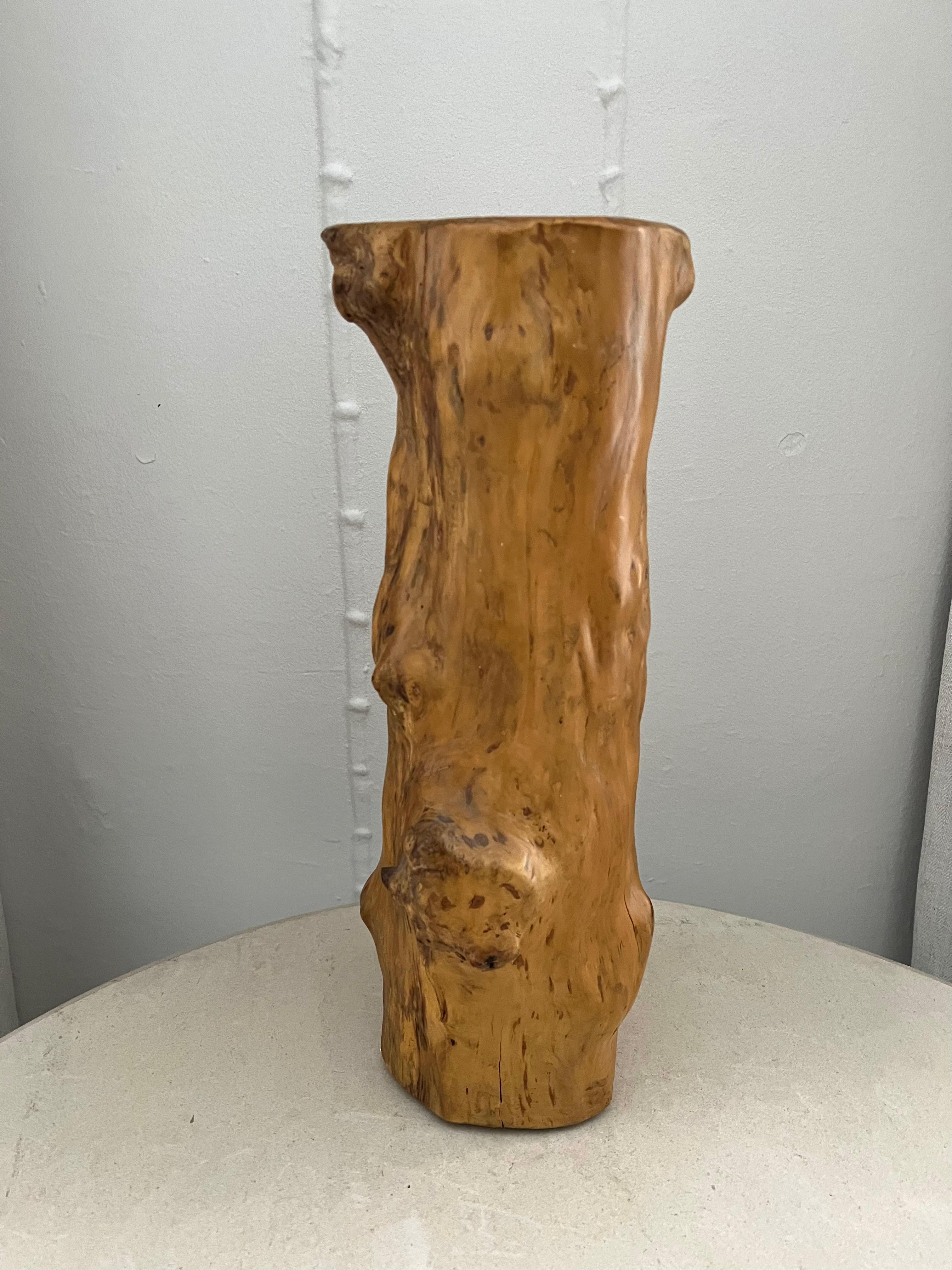 20th Century Driftwood Accent Vase or Decorative Piece For Sale