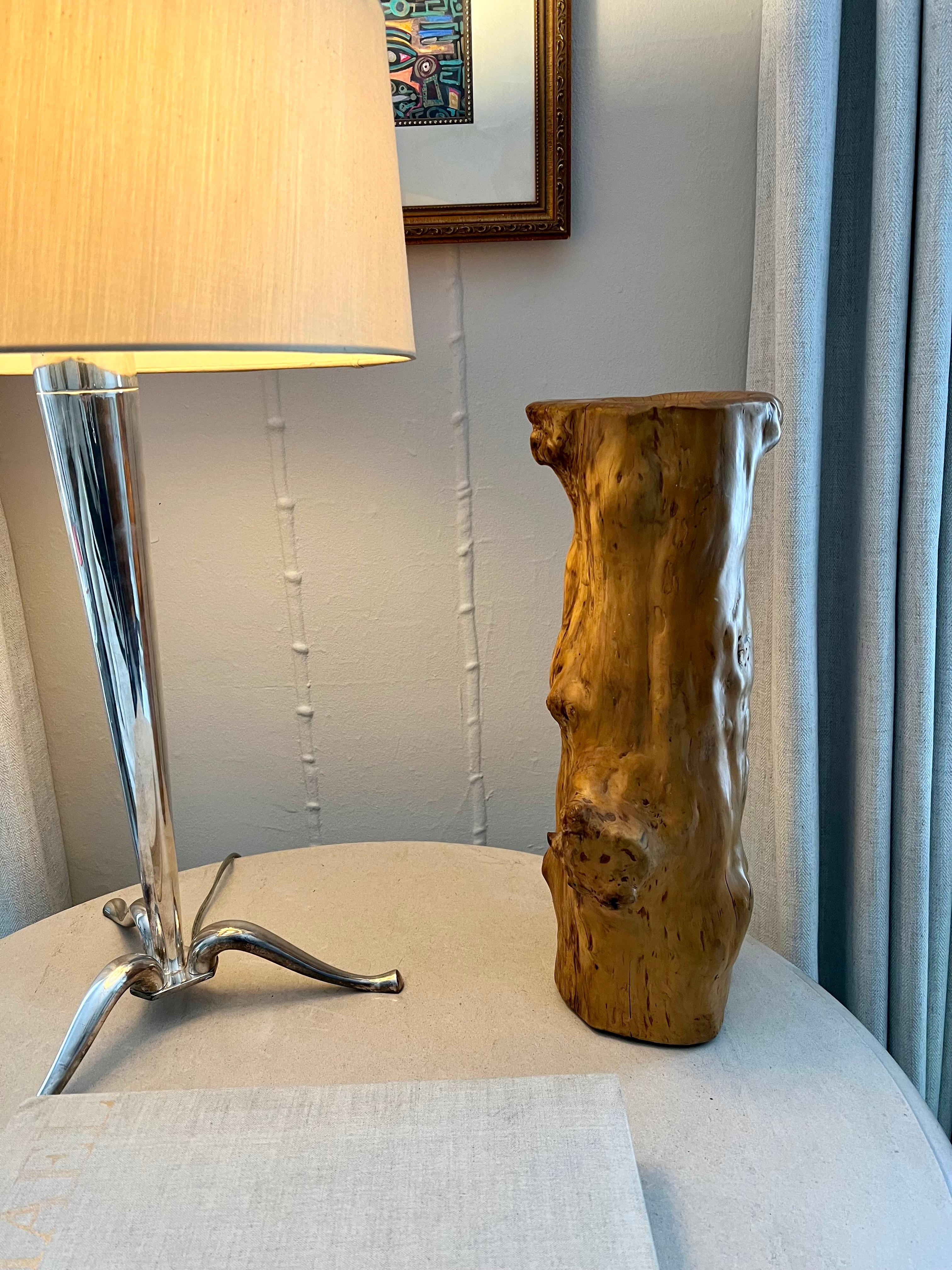 Wood Driftwood Accent Vase or Decorative Piece For Sale