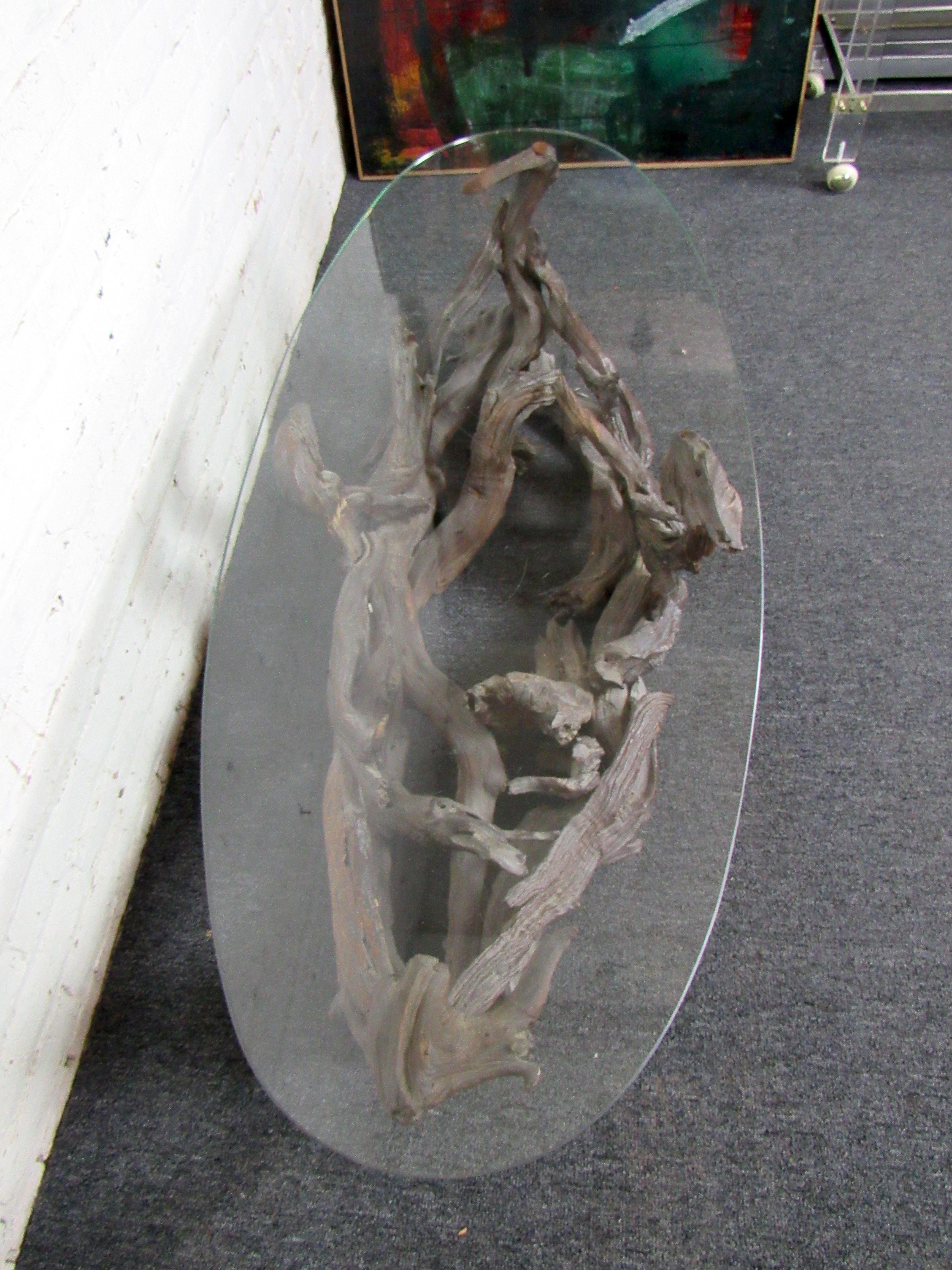 Driftwood Coffee Table For Sale 1