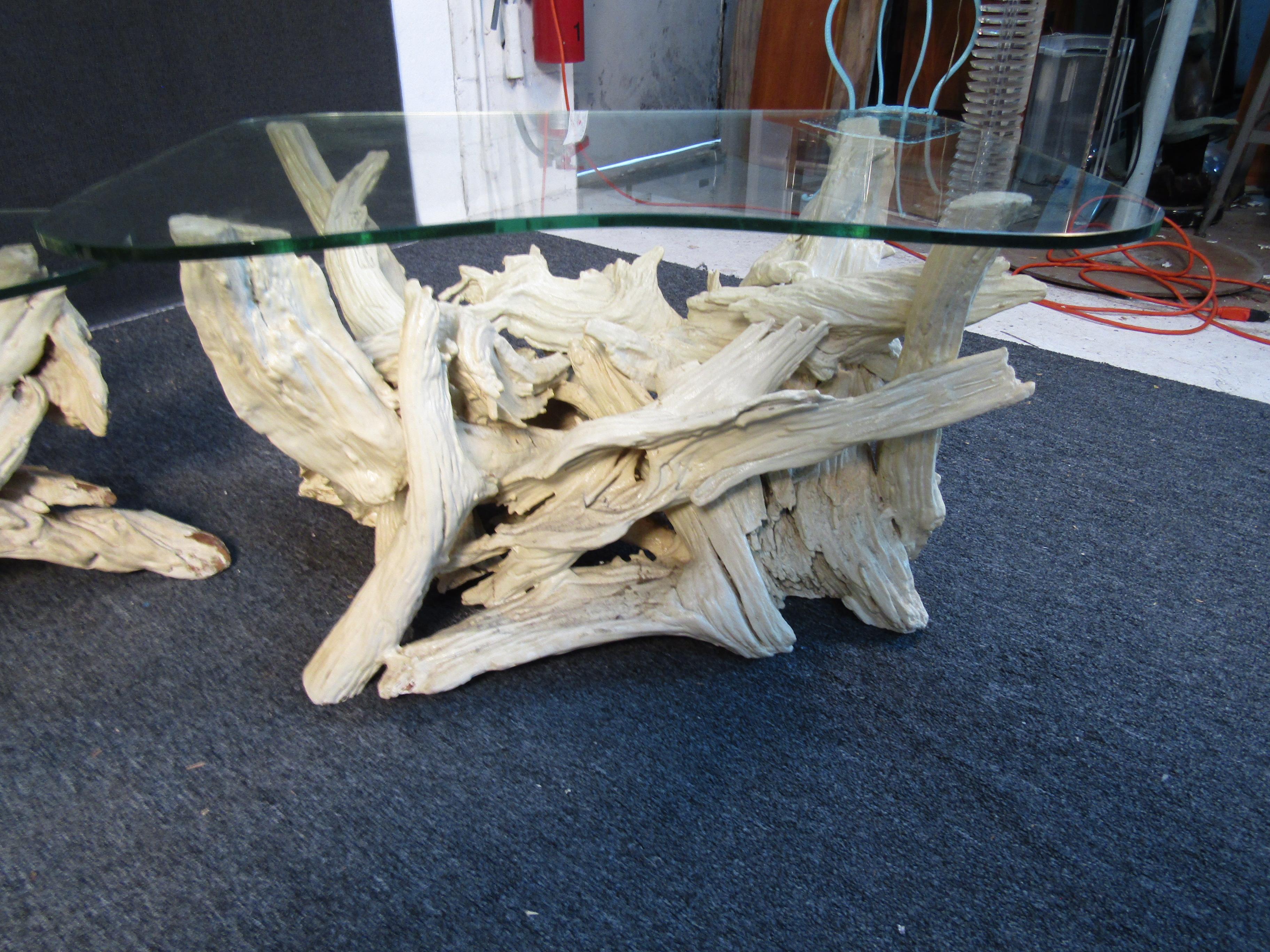 Ensemble de tables basses et tables basses bois flotté en vente 3