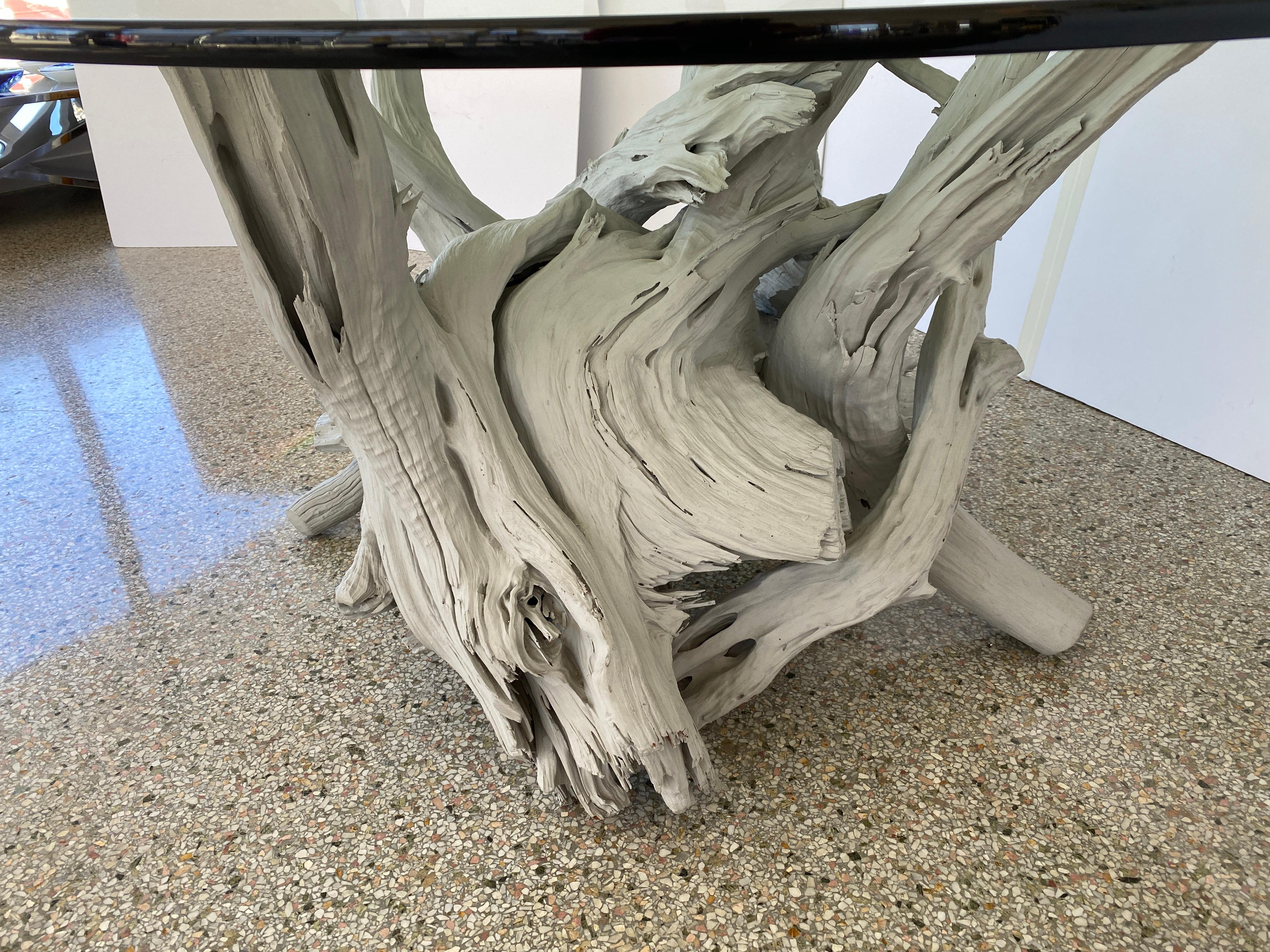 Driftwood Dining Table In Good Condition For Sale In West Palm Beach, FL