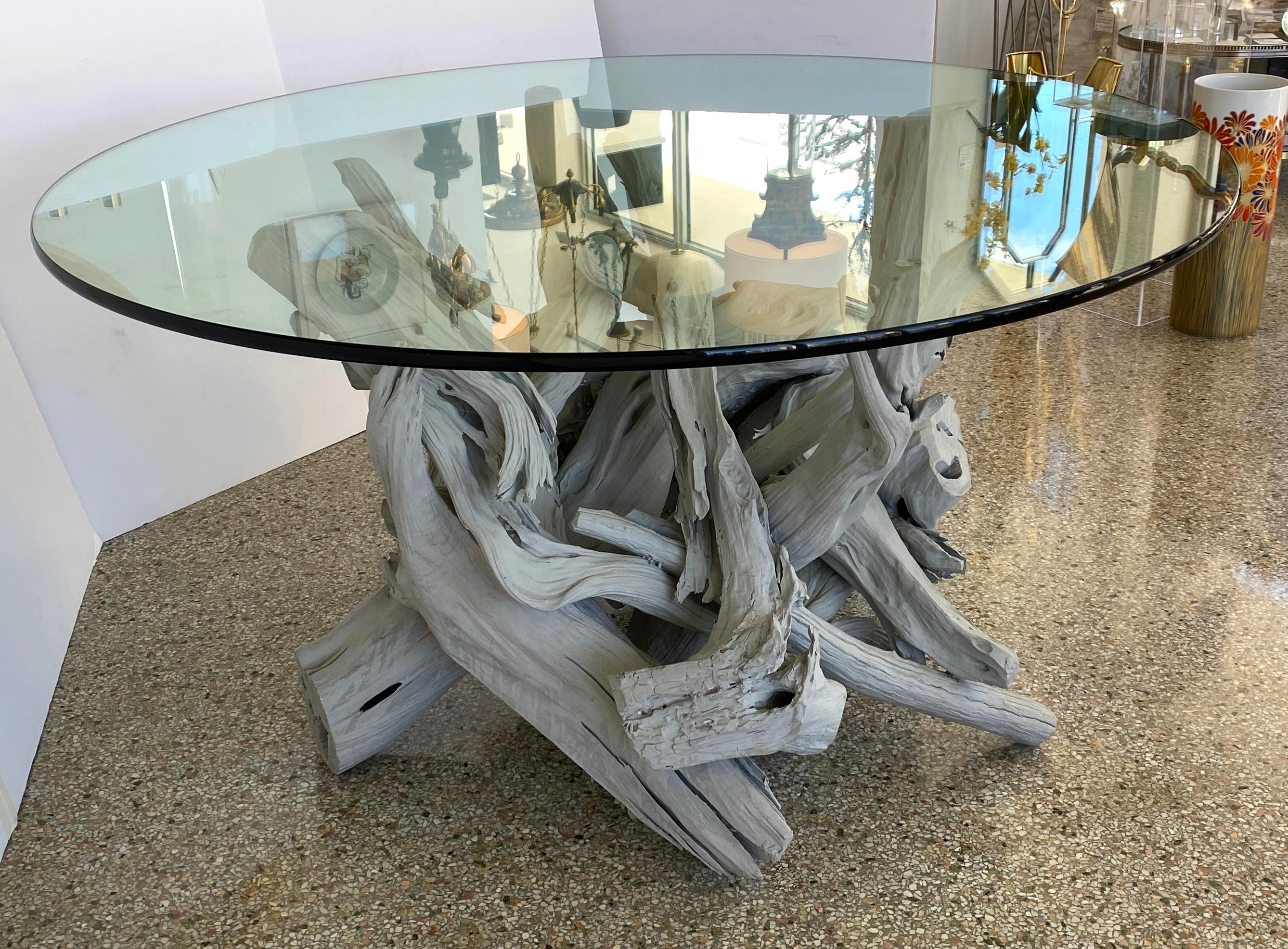 Driftwood Dining Table For Sale 1